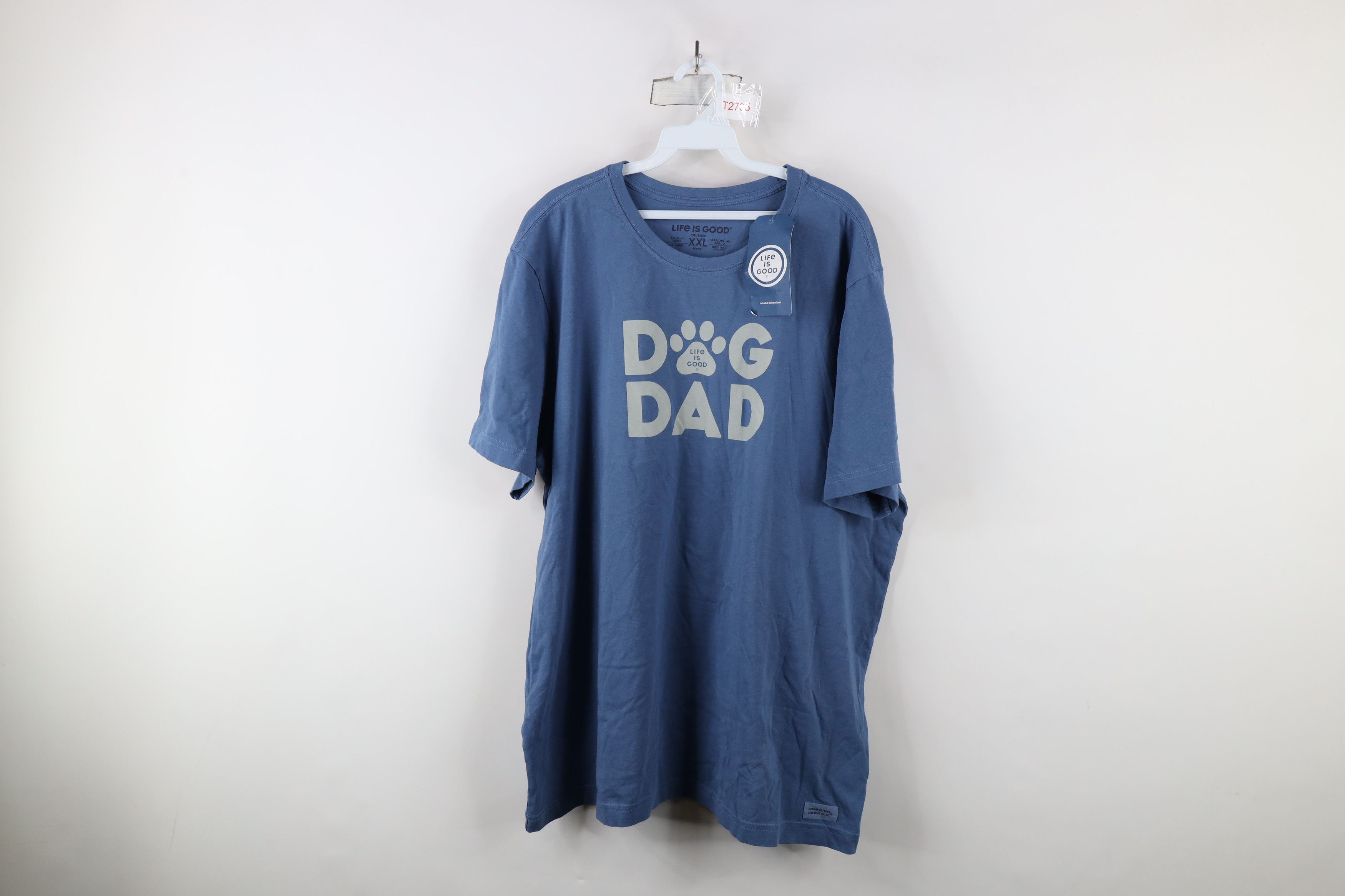 Life is Good × Vintage New Life Is Good Out Crusher Dog Dad Short Sleeve T-Shirt Size US XXL / EU 58 / 5 - 1 Thumbnail