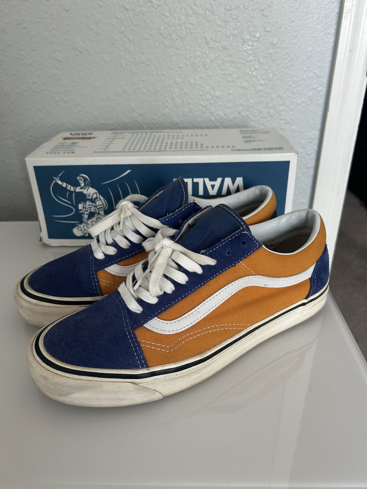 Vans Vans Style 36 DX Anaheim Factory Blue/Yellow 10.5 Size US 10.5 / EU 43-44 - 1 Thumbnail