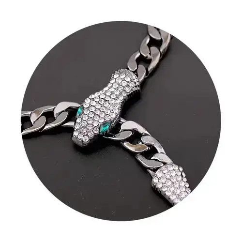 Jewelry Chunky Chains Snake Necklace Size ONE SIZE - 3 Thumbnail
