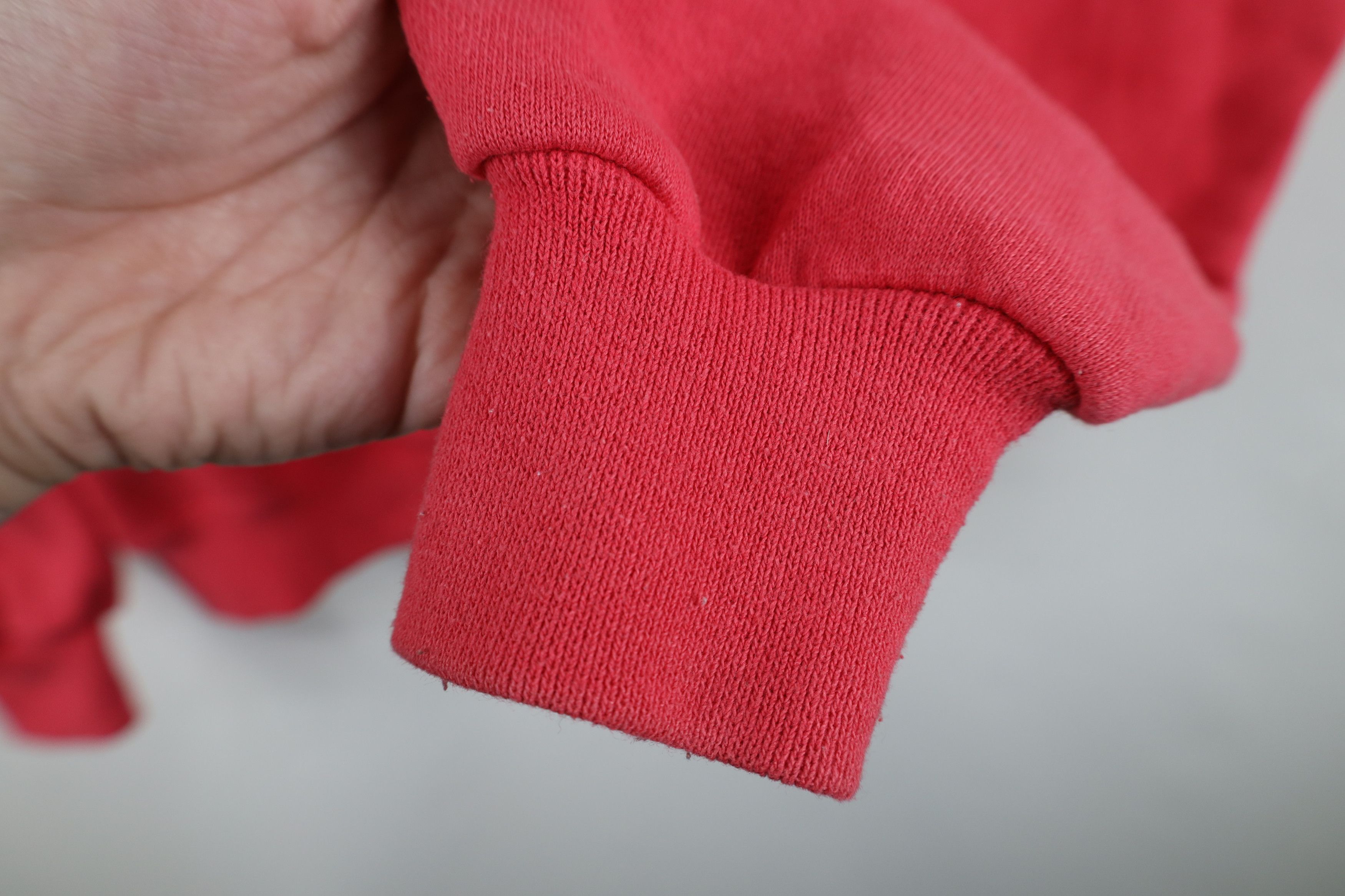 Vintage Vintage 90s Streetwear Blank Crewneck Sweatshirt Pink USA Size 3XL / US 20-22 - 6 Thumbnail