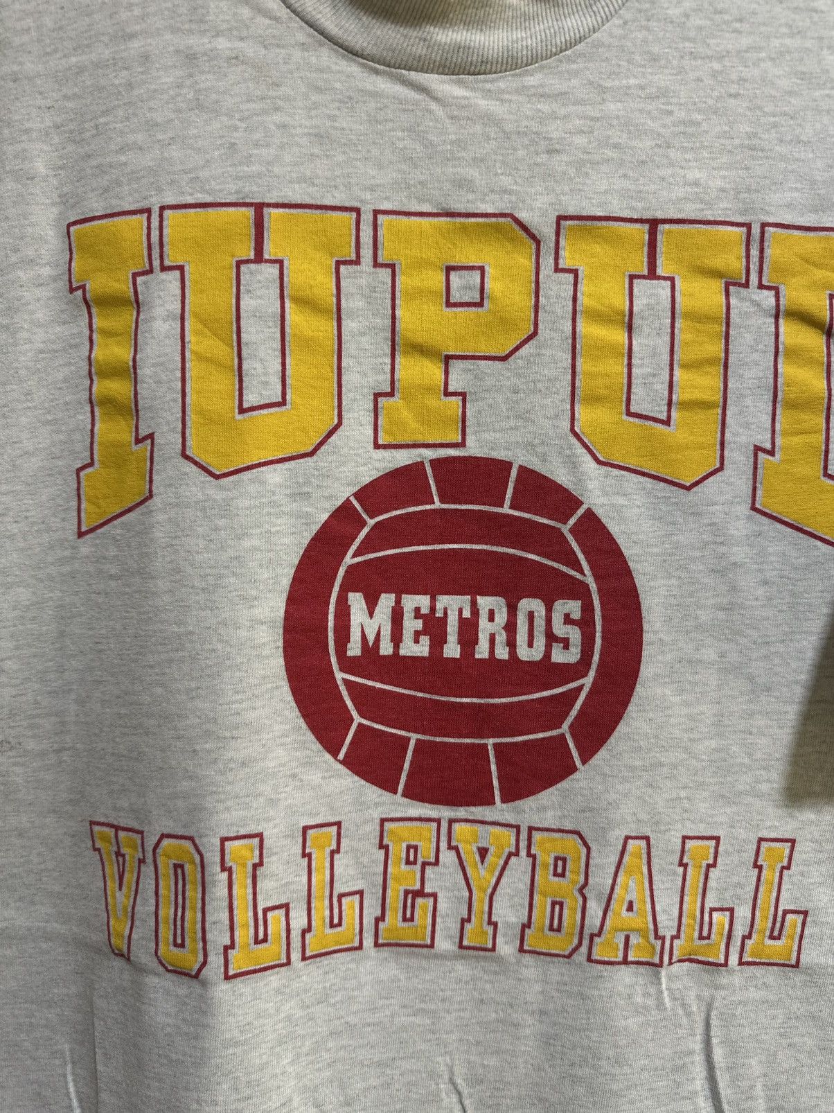 Vintage Vintage Iupui Metros Volleyball Faded Tee Size US XL / EU 56 / 4 - 2 Thumbnail