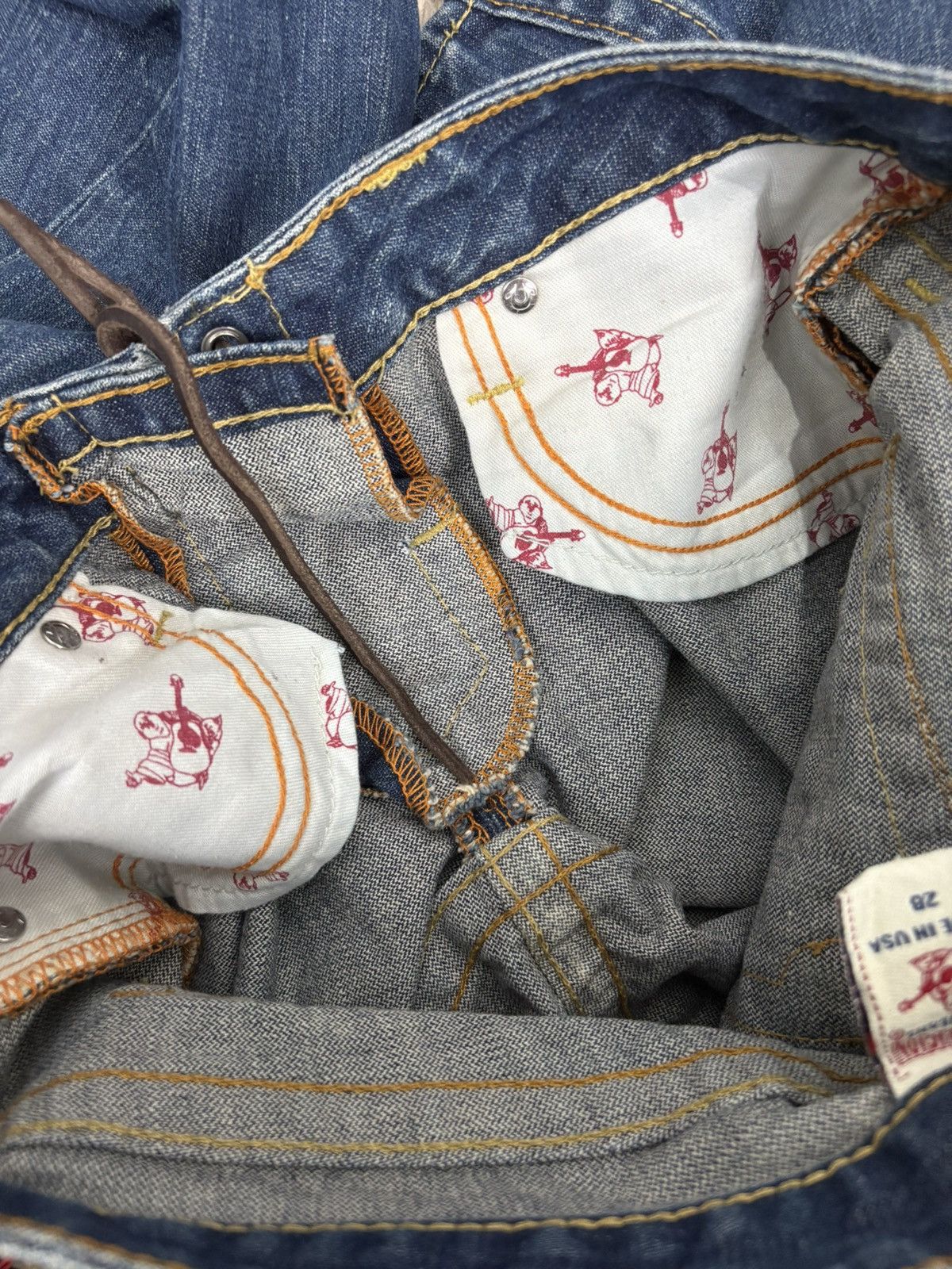 True Religion 💥 Vintage True Religion Brand Jeans 💥 Size 32" / US 10 / IT 46 - 8 Thumbnail