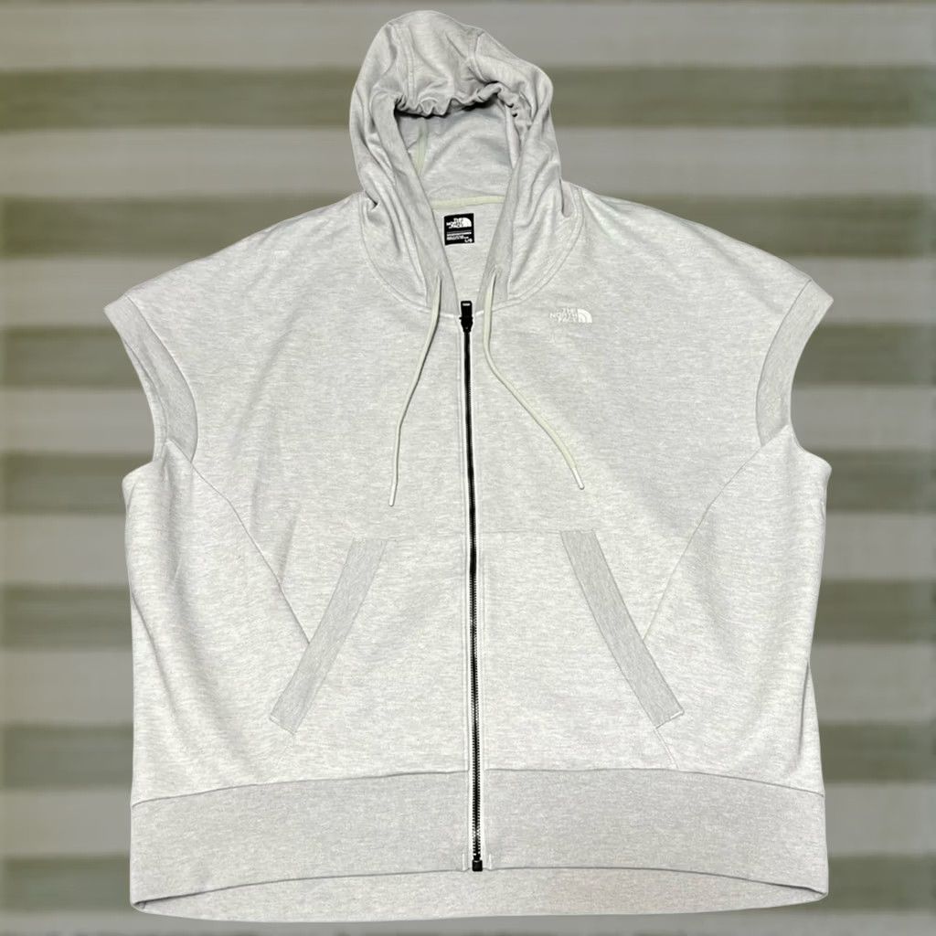 The North Face The North Face Hoodie MENS LARGE Heather Gray Sleeveless Full ZIP Sweater Hooded Size US L / EU 52-54 / 3 - 1 Thumbnail
