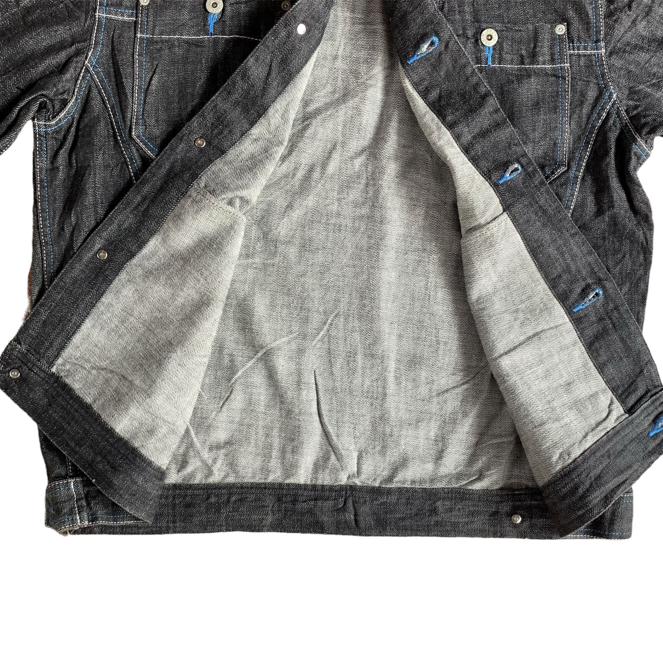 MasterPiece Japanese Brand MASTERPIECE Washed Rusty Denim Jacket Size US L / EU 52-54 / 3 - 4 Thumbnail