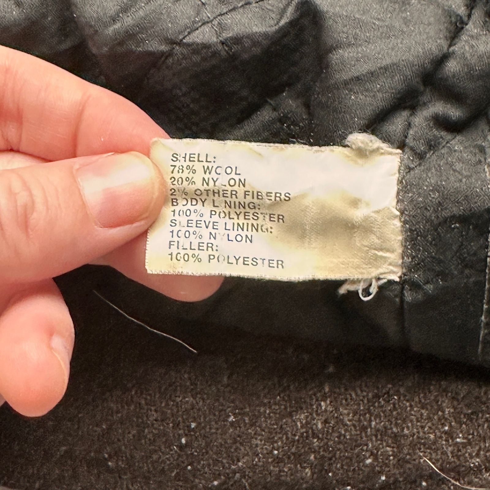 Gap GAP Wool Blend Quilt Lined Bomber Jacket Mens XL Grid Check Size US XL / EU 56 / 4 - 7 Thumbnail