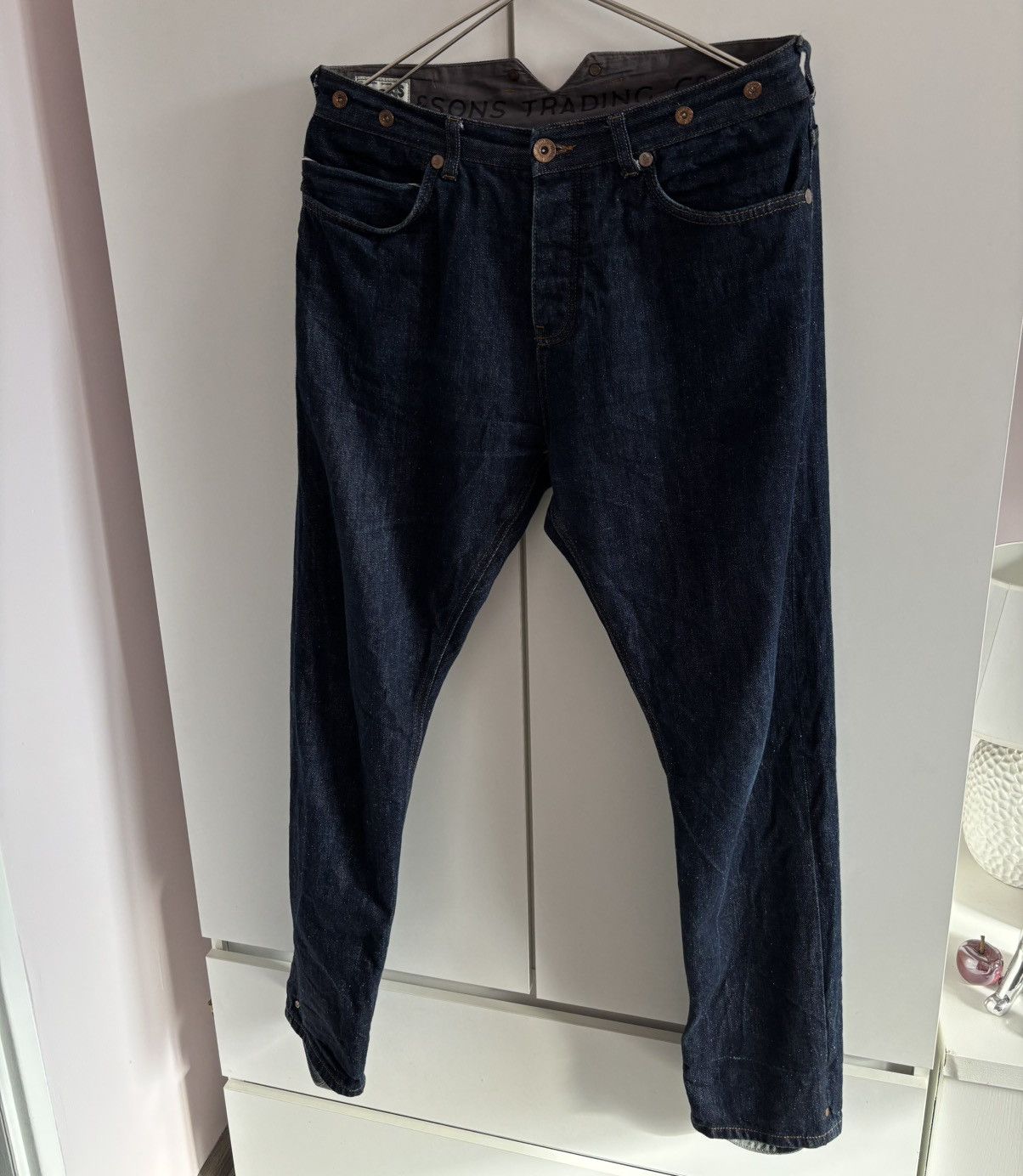 &SONS & SONS Denim Selvage Japanese Jeans Work Wear Engineered Size US 32 / EU 48 - 4 Thumbnail