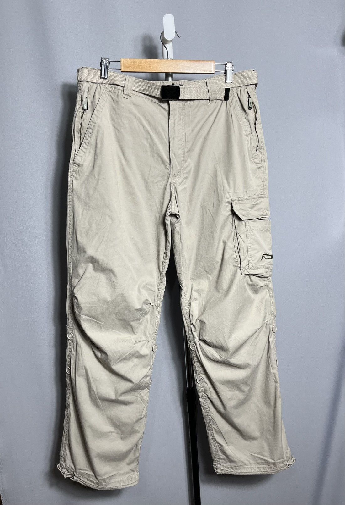 Reebok × Vintage Reebok military cargo pants men’s tactical beige cotton Size US 32 / EU 48 - 1 Thumbnail