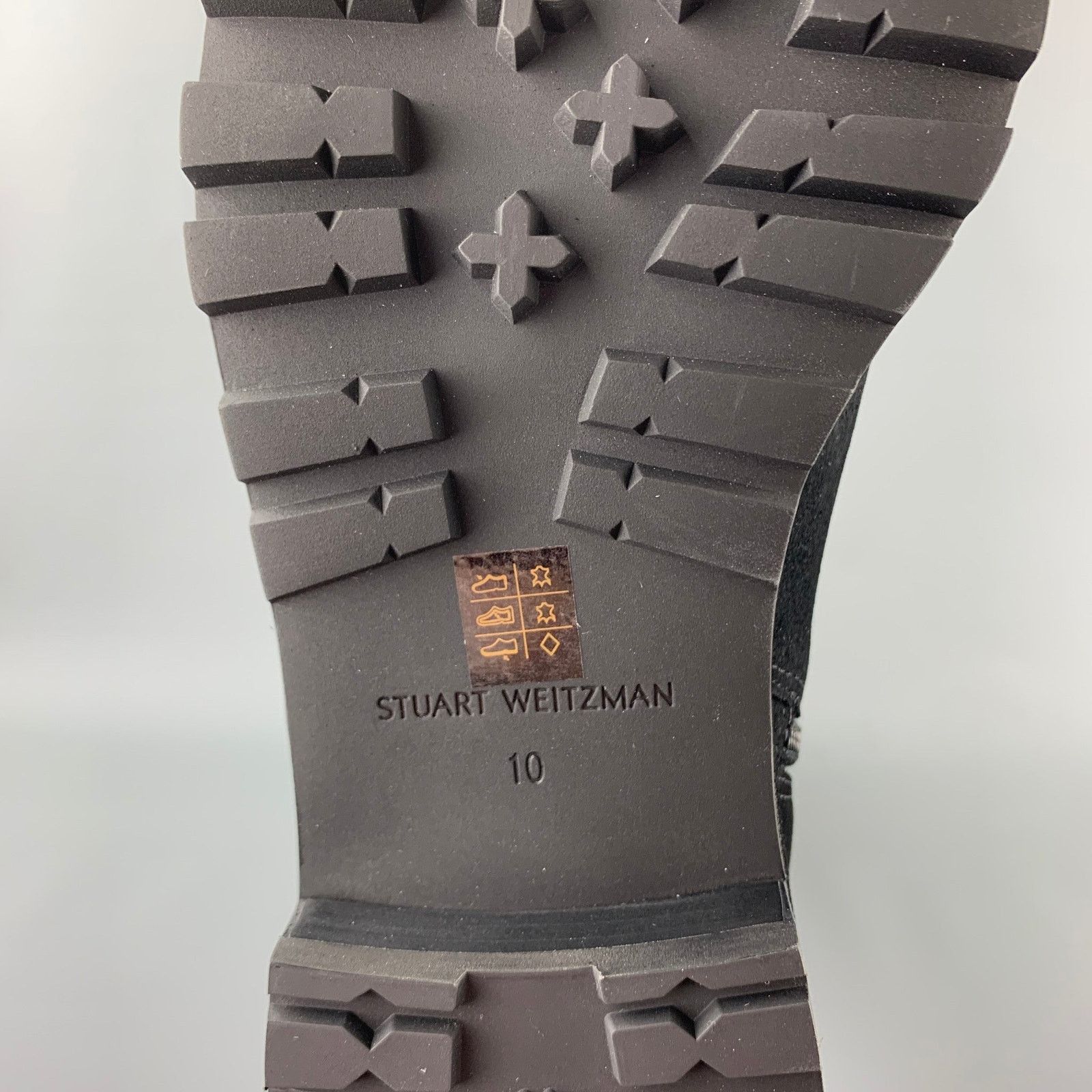 Stuart Weitzman STUART WEITZMAN Amber Size 10 Black Suede Boots Size US 10 / IT 40 - 5 Thumbnail