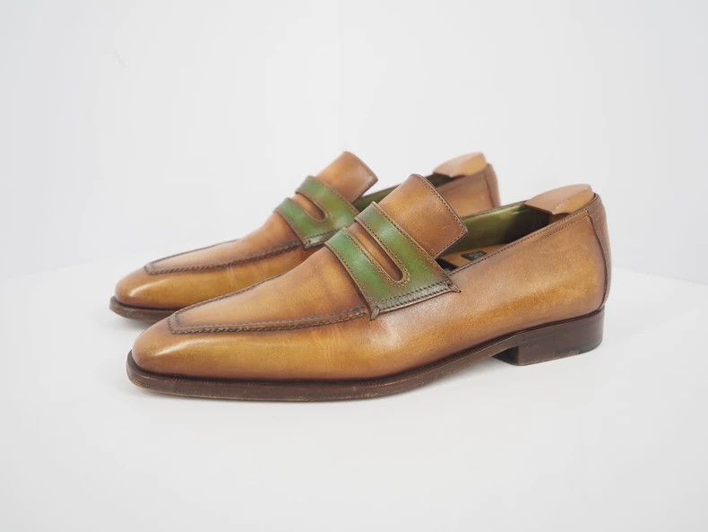 Berluti BerlutiBrown loafers shoes 2503-Nextarrow Size US 7 / EU 40 - 1 Thumbnail