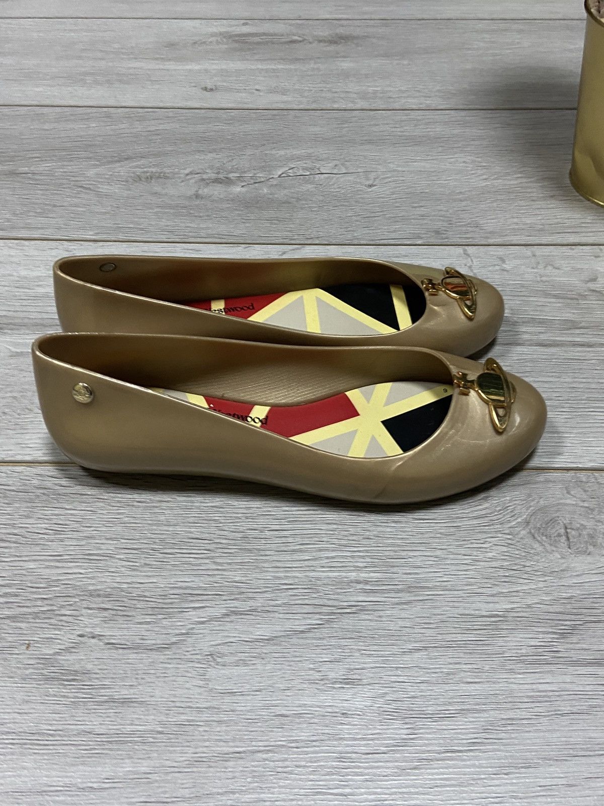Melissa × Vivienne Westwood Vivienne Westwood x Melissa ballet flats big gold Orb Size US 7 / IT 37 - 3 Thumbnail