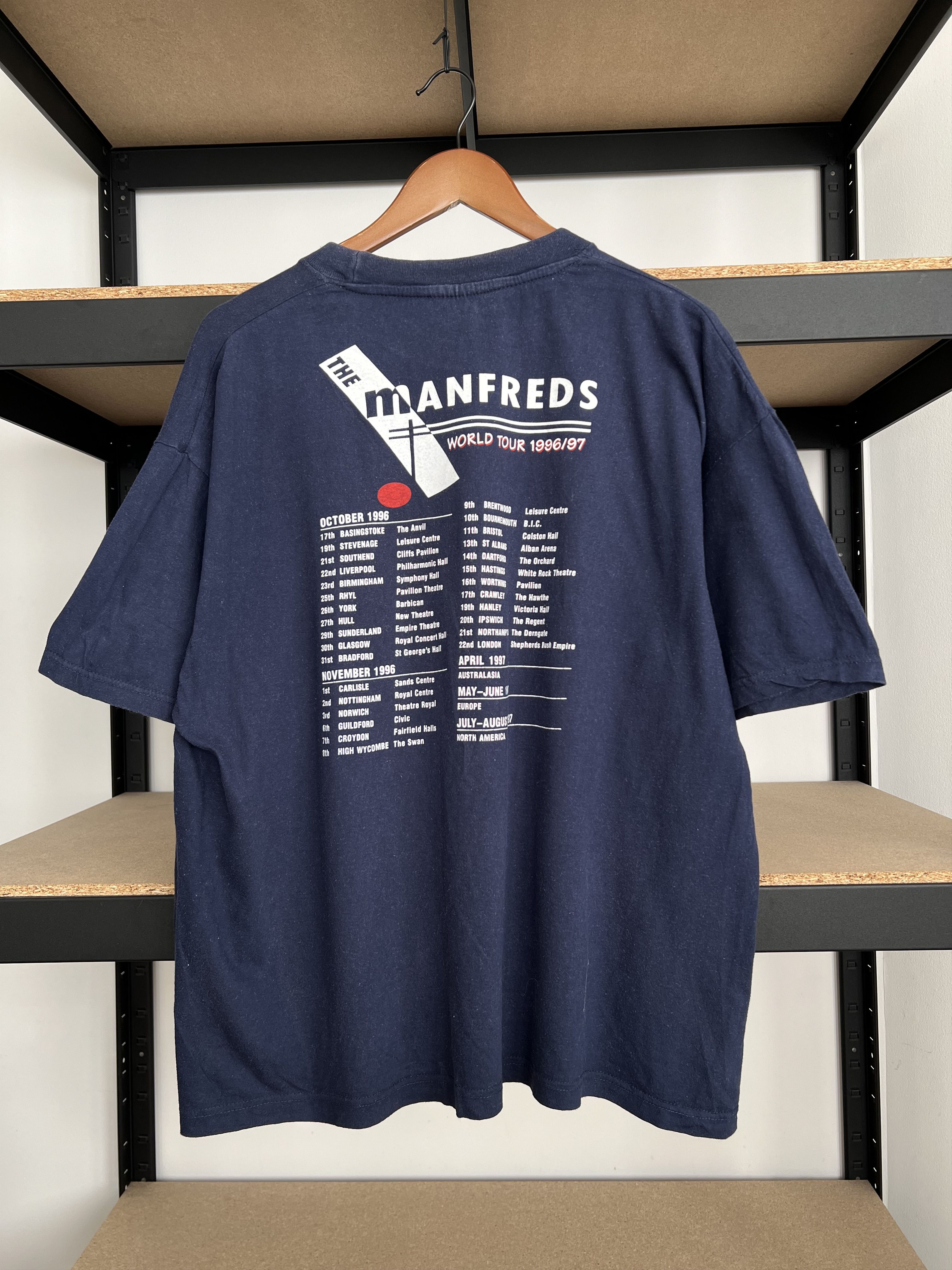 Band Tees Vintage 90s The Manfreds World Tour 1996/1997 Pop Band Tee Size US XL / EU 56 / 4 - 2 Thumbnail