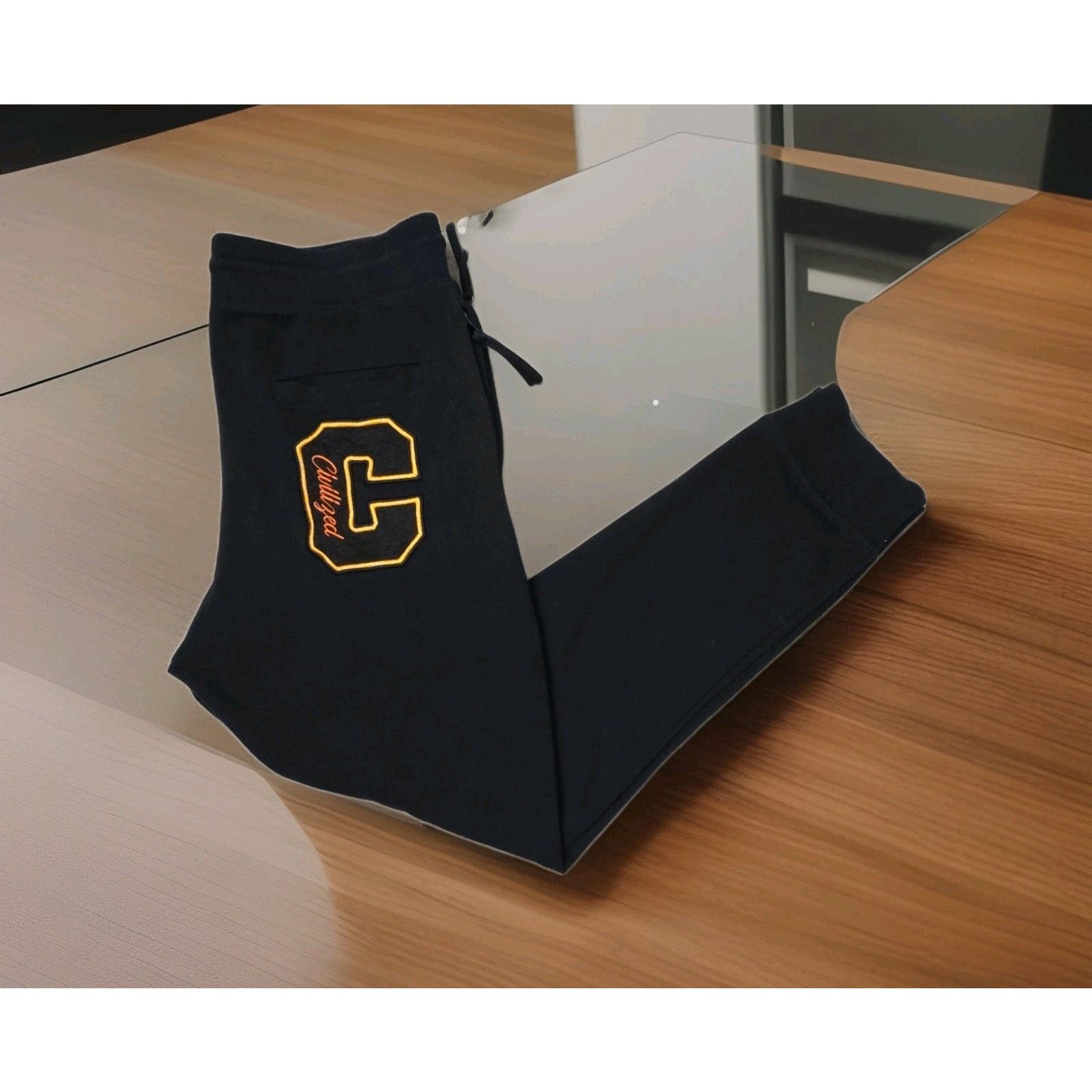 Civilized Civilized Brand Sweatpants Raised By Bears Embroidered L Size US 32 / EU 48 - 3 Thumbnail