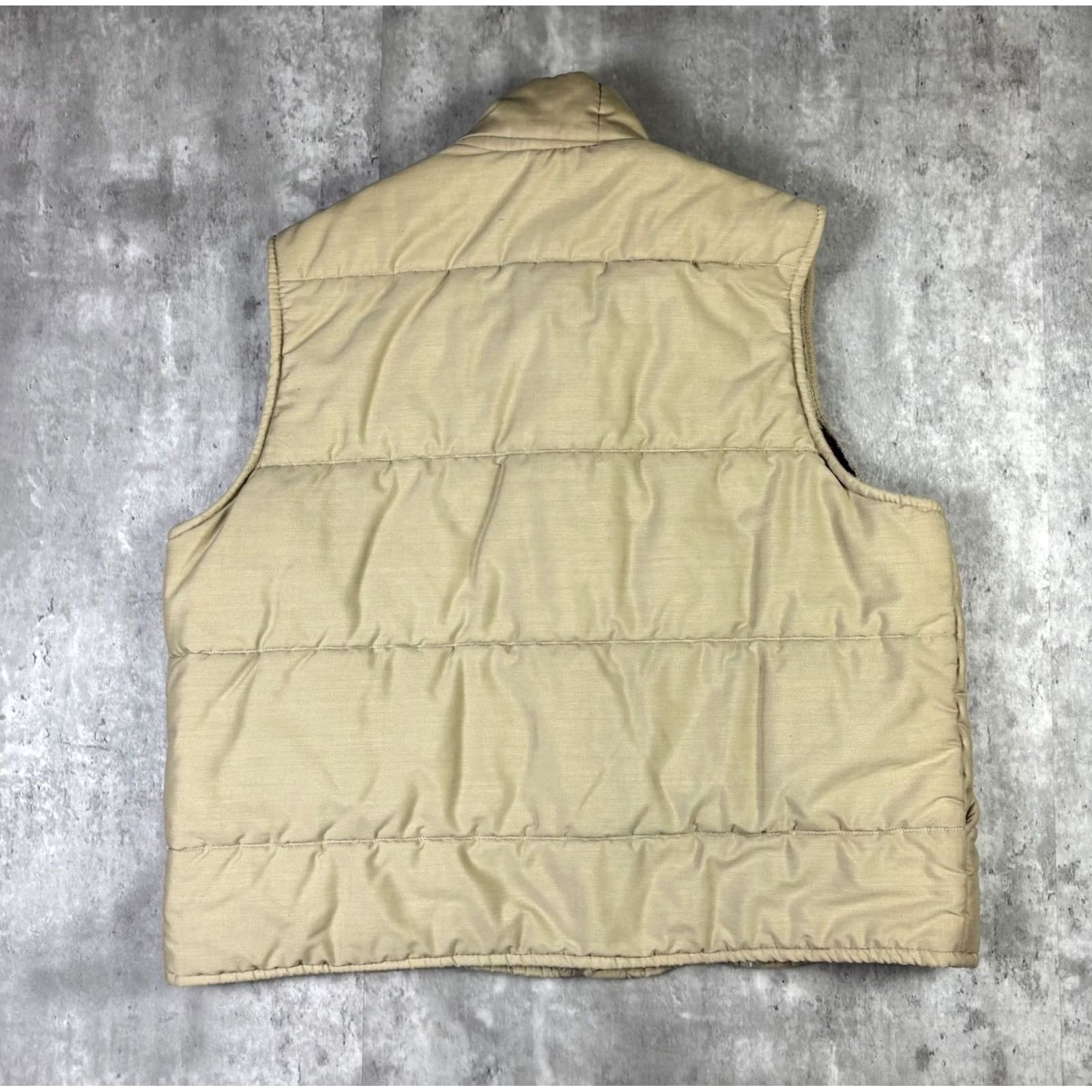 Vintage VINTAGE 70s Big Yank Down Button Snap Down Puffer Vest Mens M Size Brown Plaid Cotton Shell Lining Cotton Old School Size US M / EU 48-50 / 2 - 2 Thumbnail