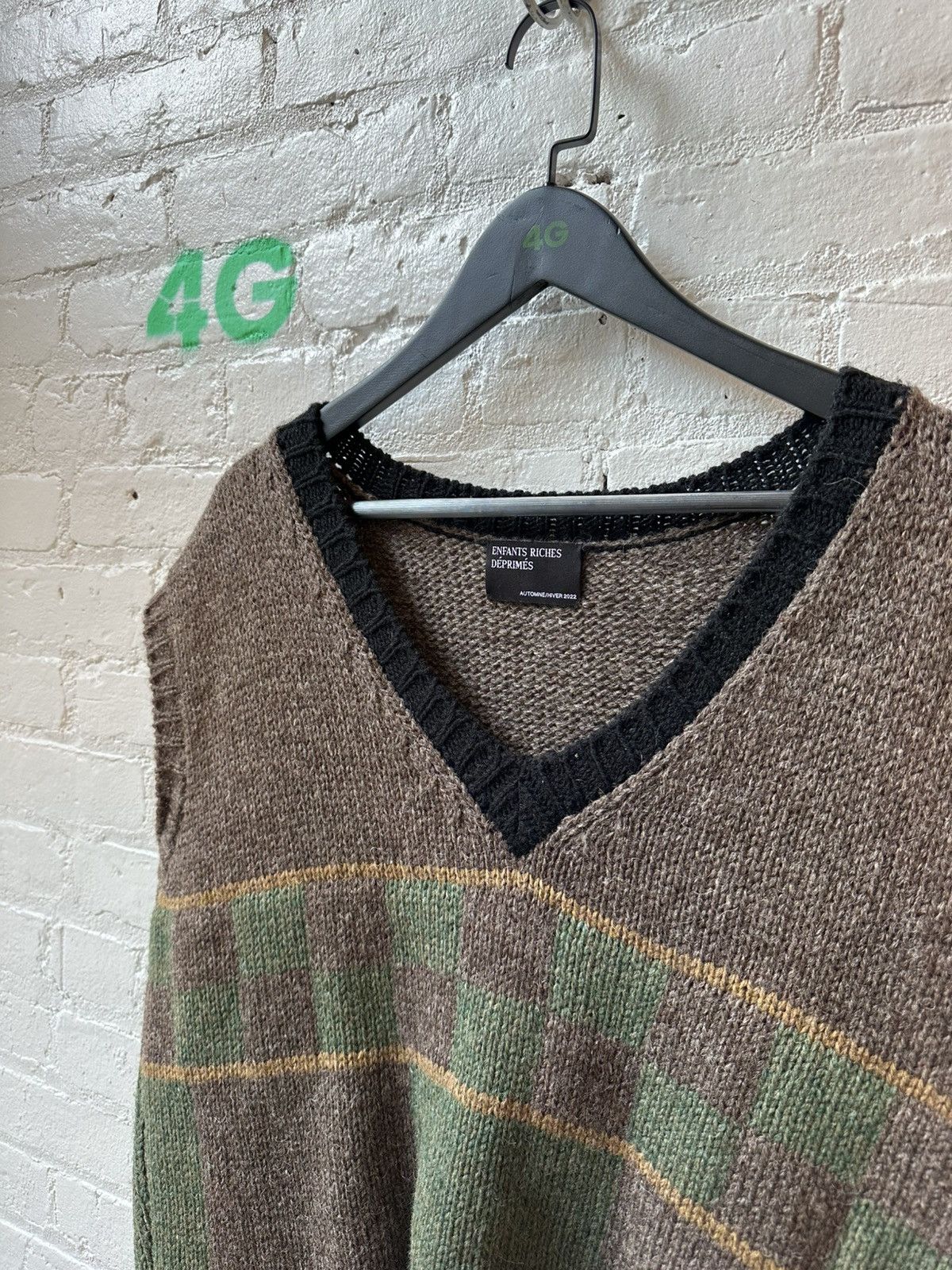 Enfants Riches Deprimes ENFANTS RICHES DEPRIMES KNITTED SLEVELESS Size US M / EU 48-50 / 2 - 4 Thumbnail