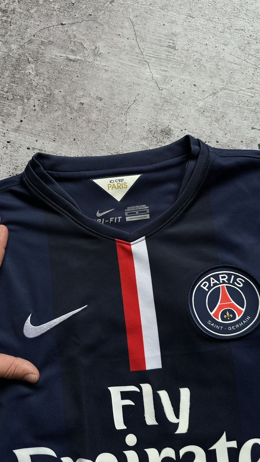 Nike 2014/15 Nike PSG Ibrahimovic #10 Vintage Soccer Jersey Size US M / EU 48-50 / 2 - 11 Thumbnail