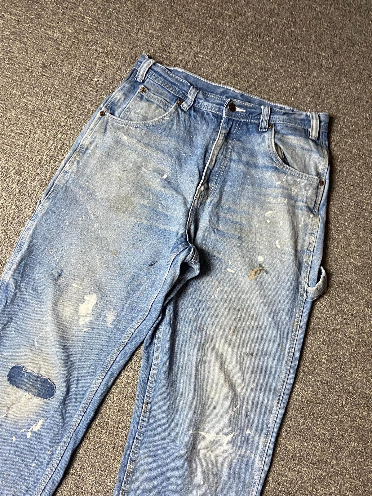 Japanese Brand Japanese Brand Distressed Carpenter Denim (144) Size US 30 / EU 46 - 9 Thumbnail