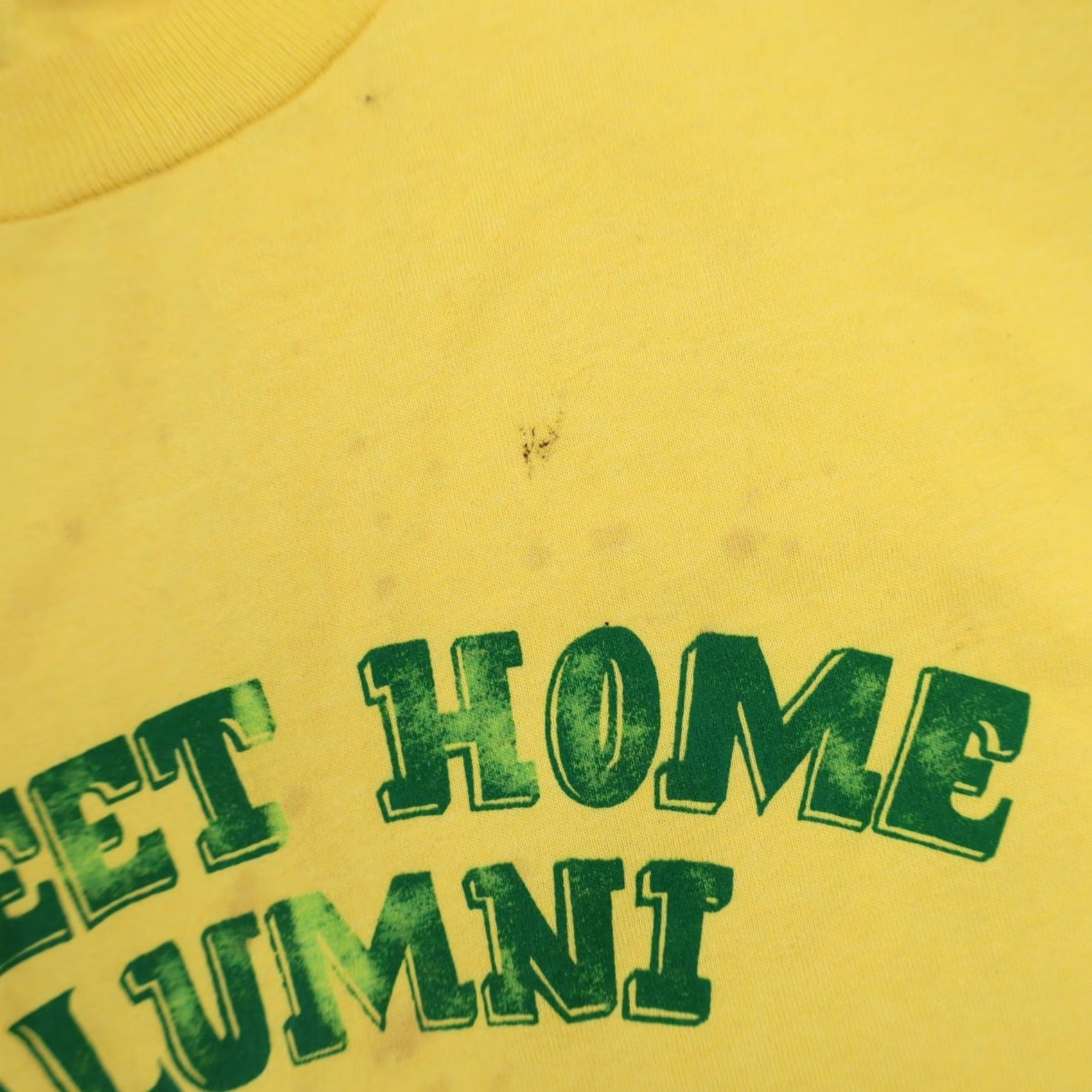 Vintage VINTAGE Sweet Home Alumnia T-Shirt Yellow 2XL Mens 1912-1992 Graphic Shirt Size US XXL / EU 58 / 5 - 4 Thumbnail