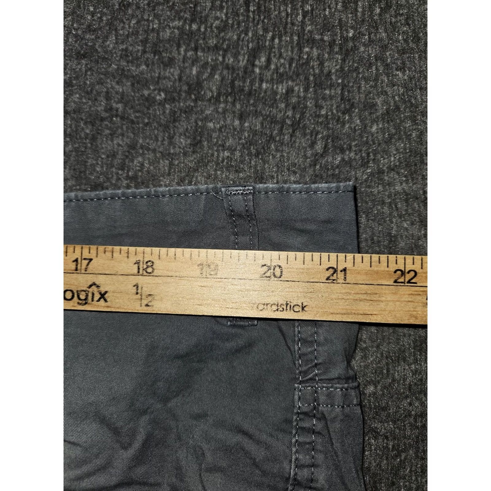 Vintage Columbia Mens 42x34 Gray Chino Regular Fit Stretch Casual Outdoor Travel Pants Size US 42 / EU 58 - 3 Thumbnail