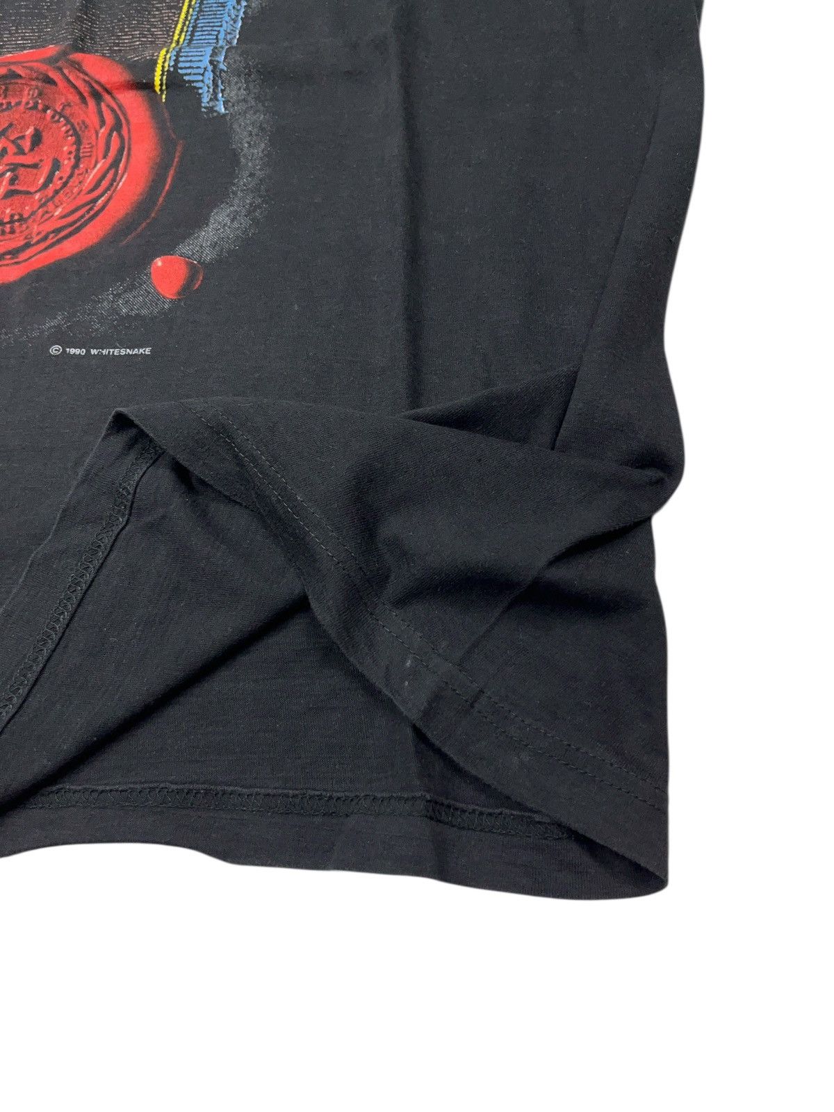 Band Tees × Vintage Vintage Whitesnake 1990 Europe Tour T-shirt Rock Metal Band Size US XL / EU 56 / 4 - 4 Thumbnail