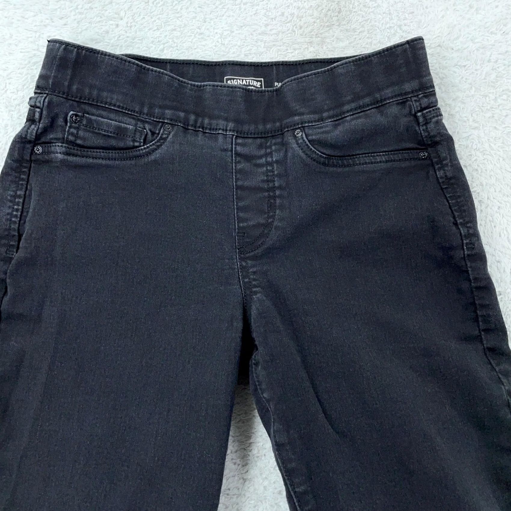 Vintage Signature Levi Strauss Jeans Skinny Womens 8 29x29 Black Shaping Stretch Pockets Slim Denim Mid Rise 29 Inseam 29 Inseam Size 30" / US 8 / IT 44 - 2 Thumbnail