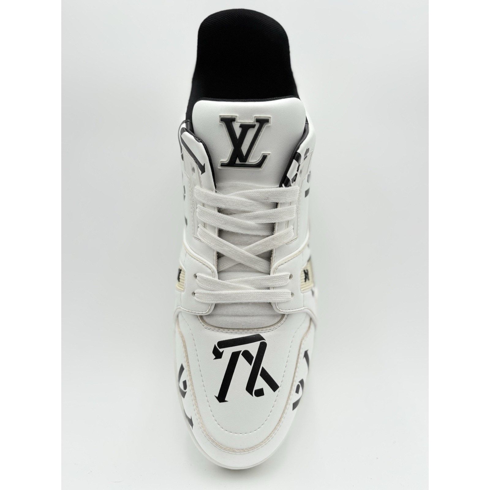Louis Vuitton Louis Vuitton Trainer ' White Black Recycled ' | CLEAN! Size US 11.5 / EU 44-45 - 11 Thumbnail