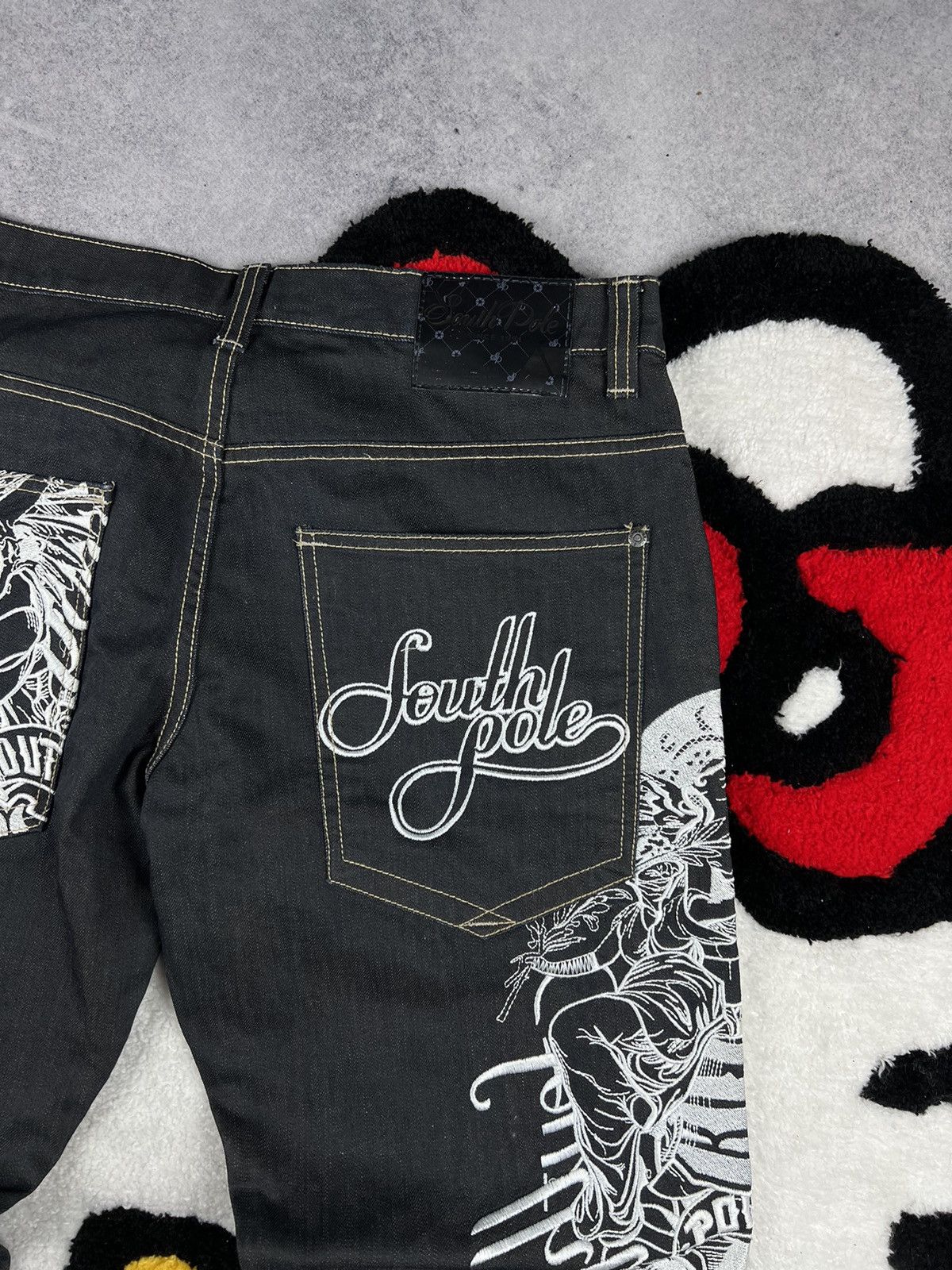 Southpole Vintage SouthPole Baggy Rap Embroidery Logo Y2K Jeans Size US 36 / EU 52 - 4 Thumbnail