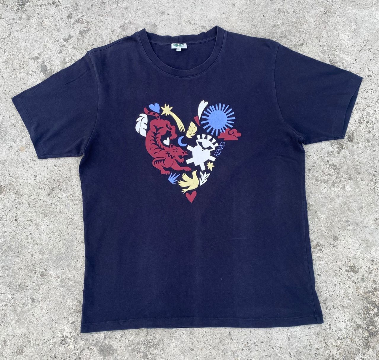 Kenzo Vintage Kenzo Paris Designer Tshirt Size US XL / EU 56 / 4 - 1 Thumbnail