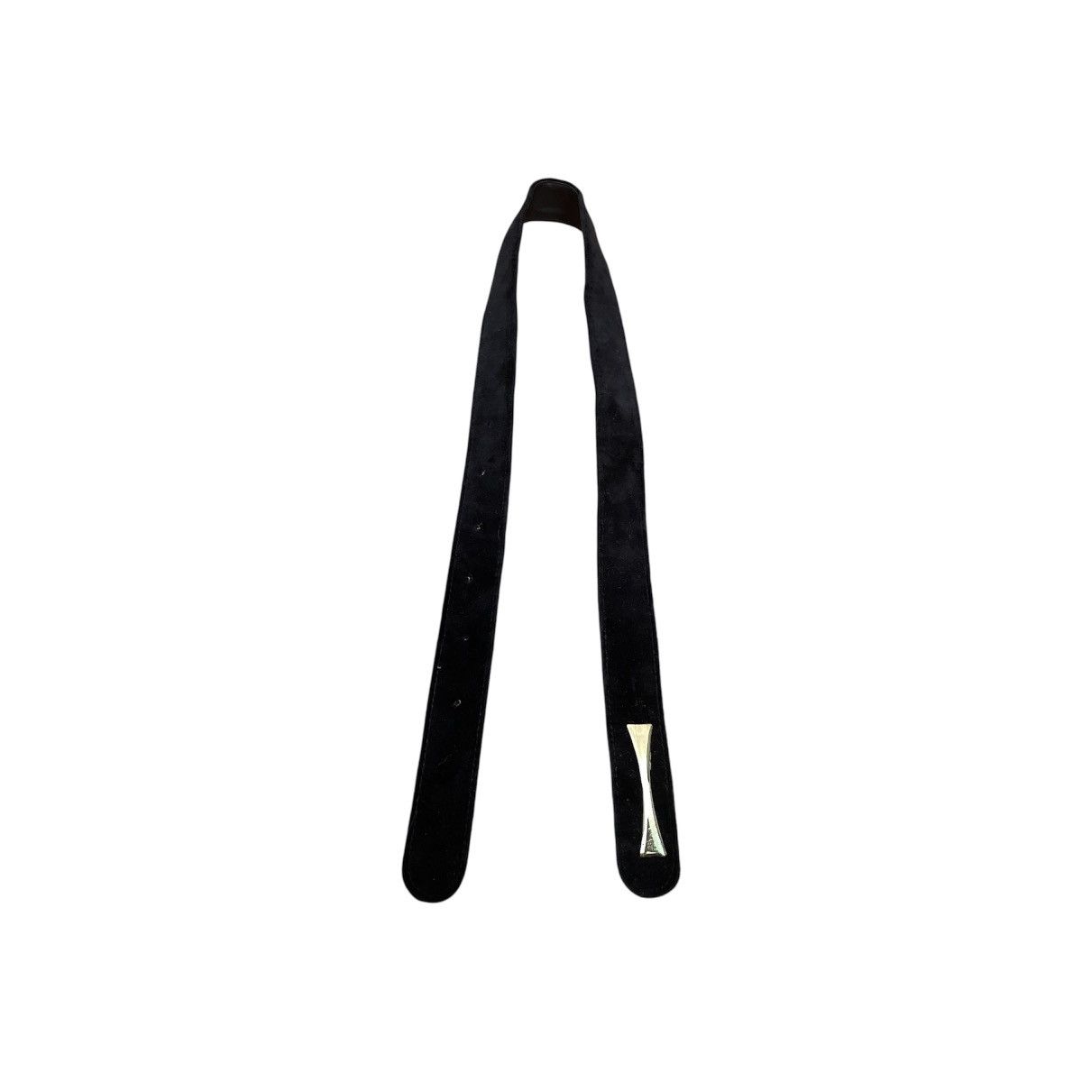 Designer × Japanese Brand Black suede ribbon belt Size ONE SIZE - 1 Thumbnail