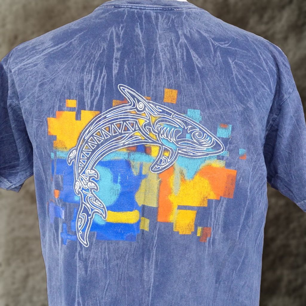 Vintage Vintage Yacht Club Cancun Mexico Yacht Blue Travel Tourist T-Shirt Adult Large Cotton Unisex 2000s Y2K Size US L / EU 52-54 / 3 - 1 Thumbnail