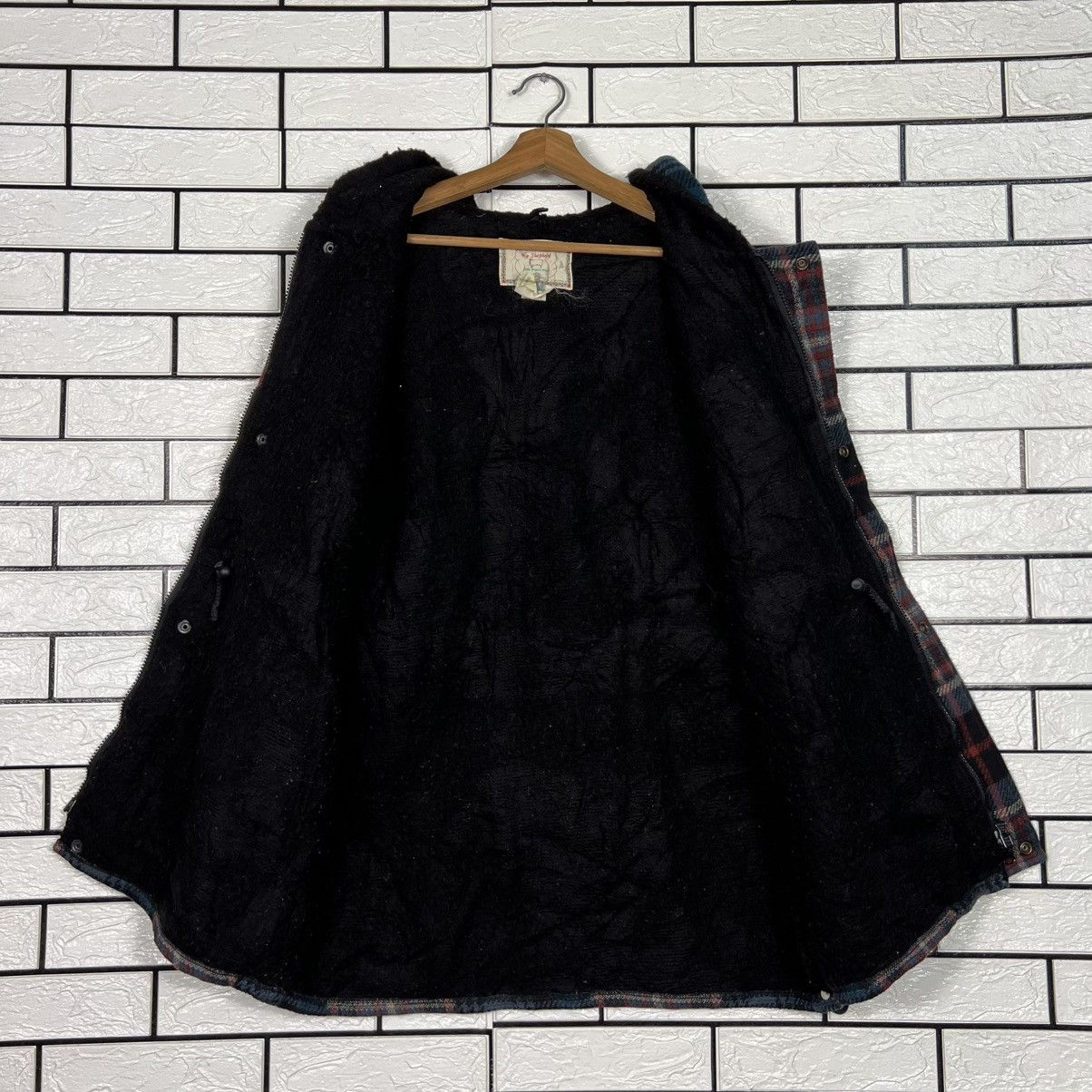Vintage 80s BIG SHEPHERD Feathertop Checked Hooded Jacket #4130-C188 Size US M / EU 48-50 / 2 - 12 Thumbnail