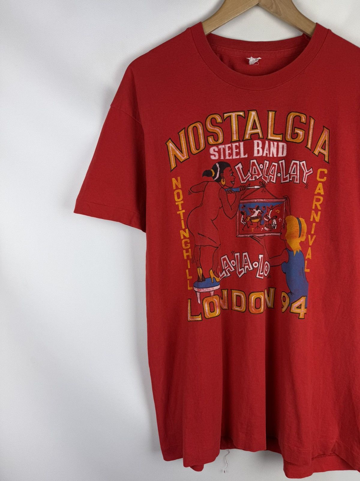 Vintage Nostalgia Steel Band Vintage London 94 T Shirt Tee Size ~ XL Size US XL / EU 56 / 4 - 2 Thumbnail