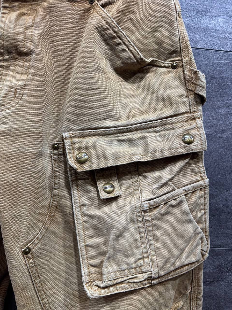 Carhartt Carhartt EB219 Tan Brown Cargo Double Knee Work Pants Size US 30 / EU 46 - 4 Thumbnail