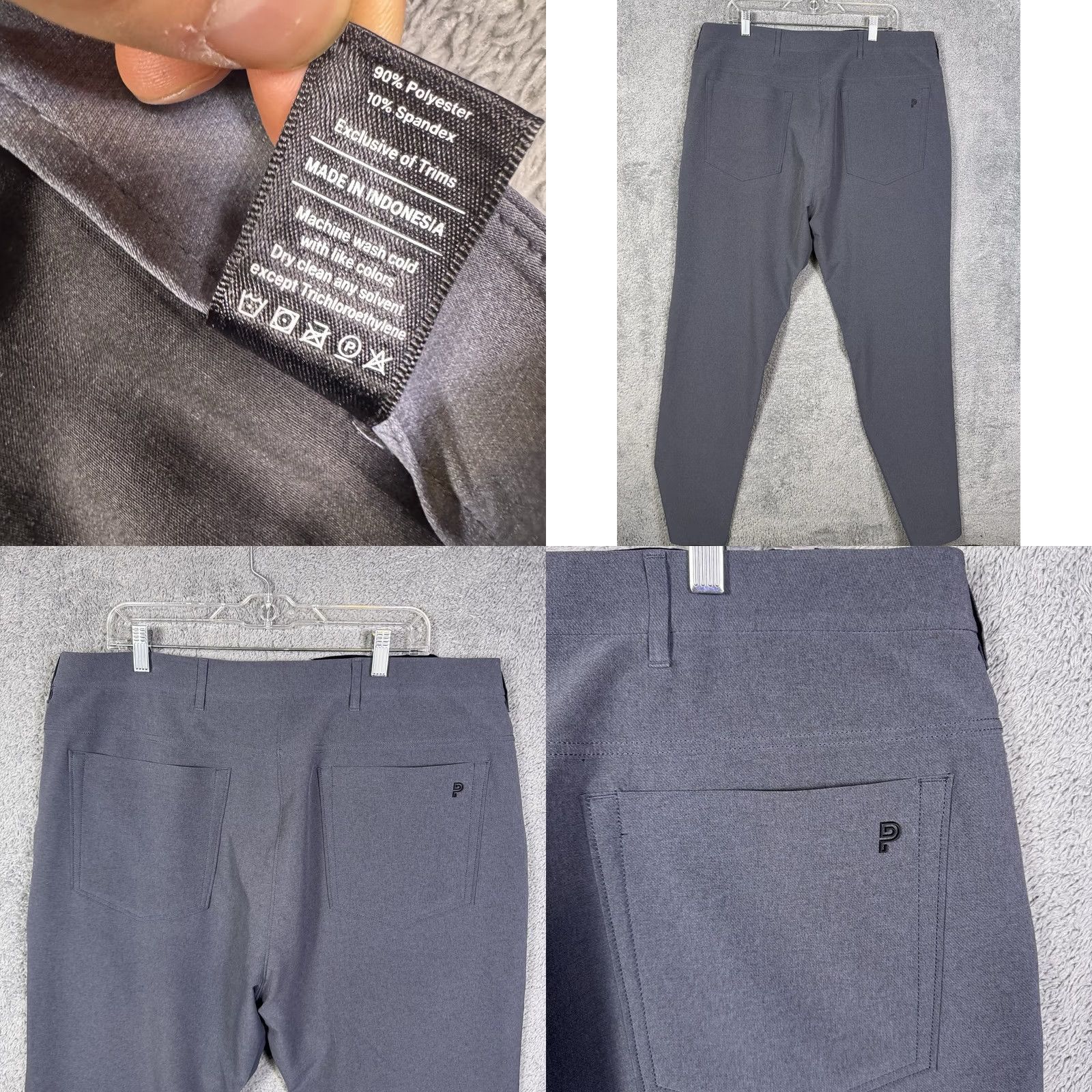 Vintage Public Rec Workday Tech Pants Mens 40x36 Gray Casual Utility Size US 40 / EU 56 - 9 Thumbnail