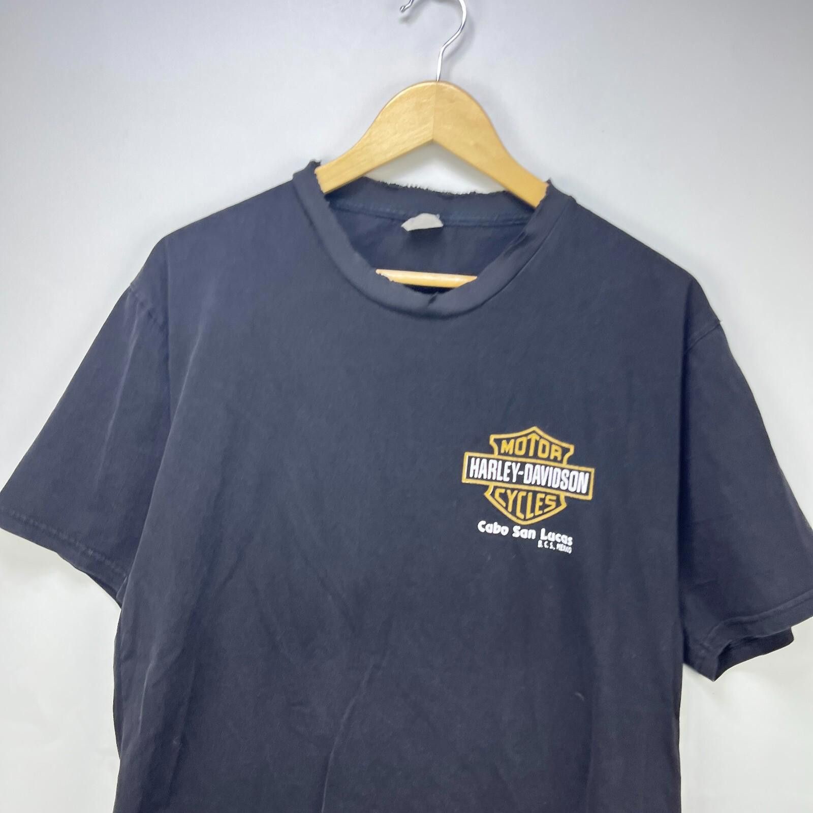 Harley Davidson Vintage Harley-Davidson Faded Mexico Motorcycle Shirt Large Size US L / EU 52-54 / 3 - 2 Thumbnail
