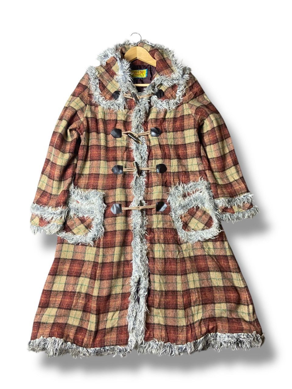 Japanese Brand Bettys Blue Shinji Abe Long Duffle Coat (147) Size US XXS / EU 40 - 1 Thumbnail