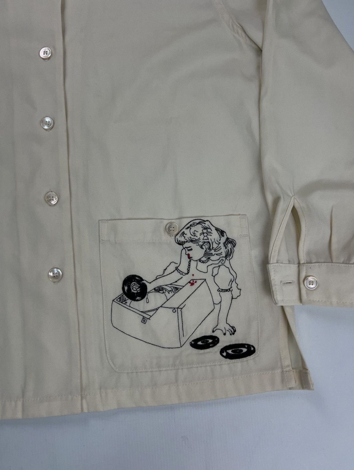 Enfants Riches Deprimes Enfants Richés Deprimes Record Girl Nosebleed Button Up Size US M / EU 48-50 / 2 - 6 Thumbnail