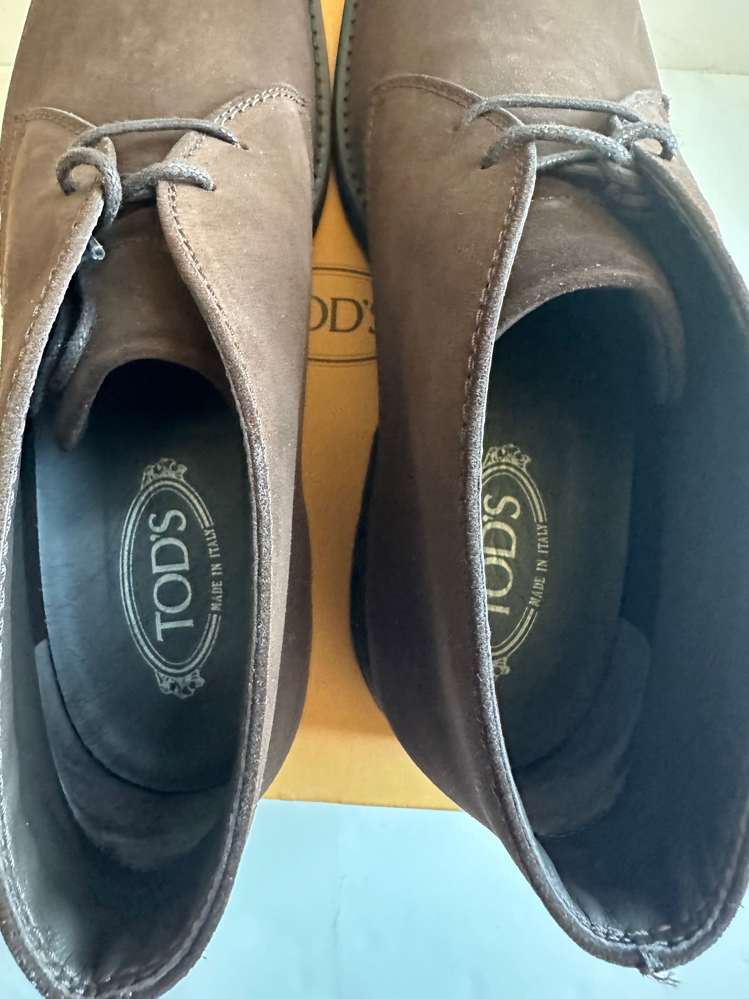 Tod's Tod's Suede Desert Chukka Boots - Brown - Size US14 (UK13) Size US 14 / EU 47 - 5 Thumbnail