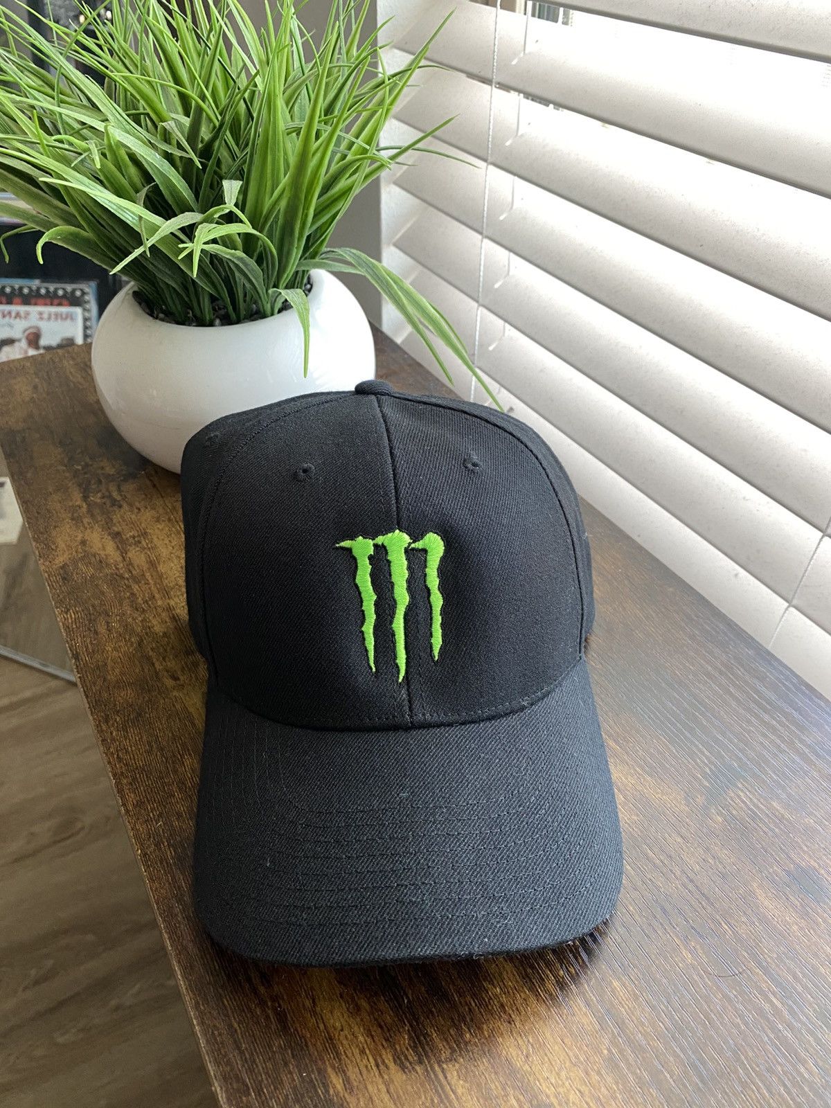 Fox Racing Y2K Black Monster Energy Drink Snapback Hat Size ONE SIZE - 1 Thumbnail