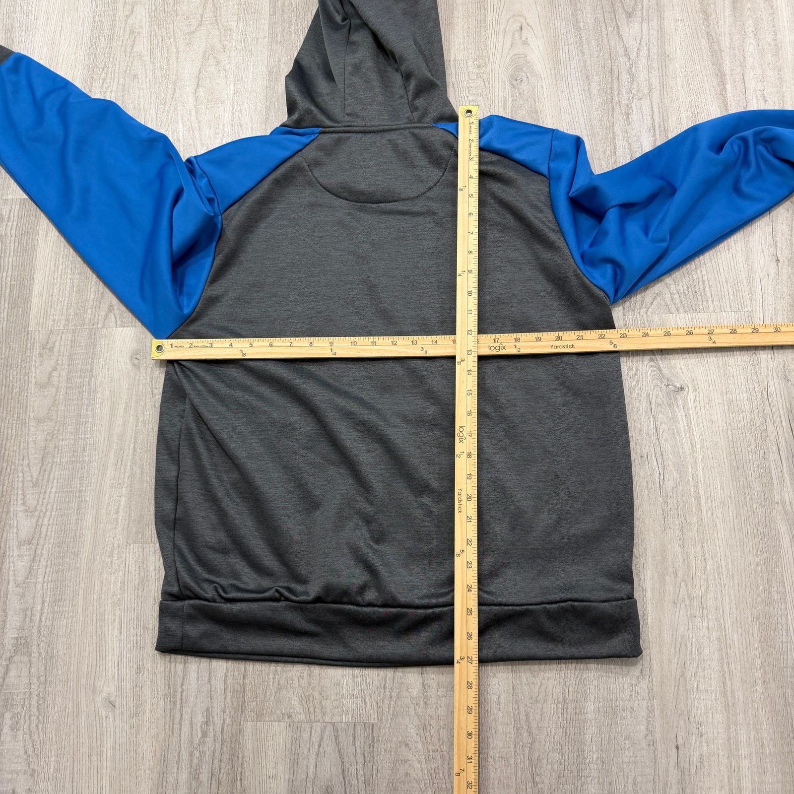 Other Detroit Lions Scouting Combine Hoodie Men's Large Gray Blue Size US L / EU 52-54 / 3 - 8 Thumbnail