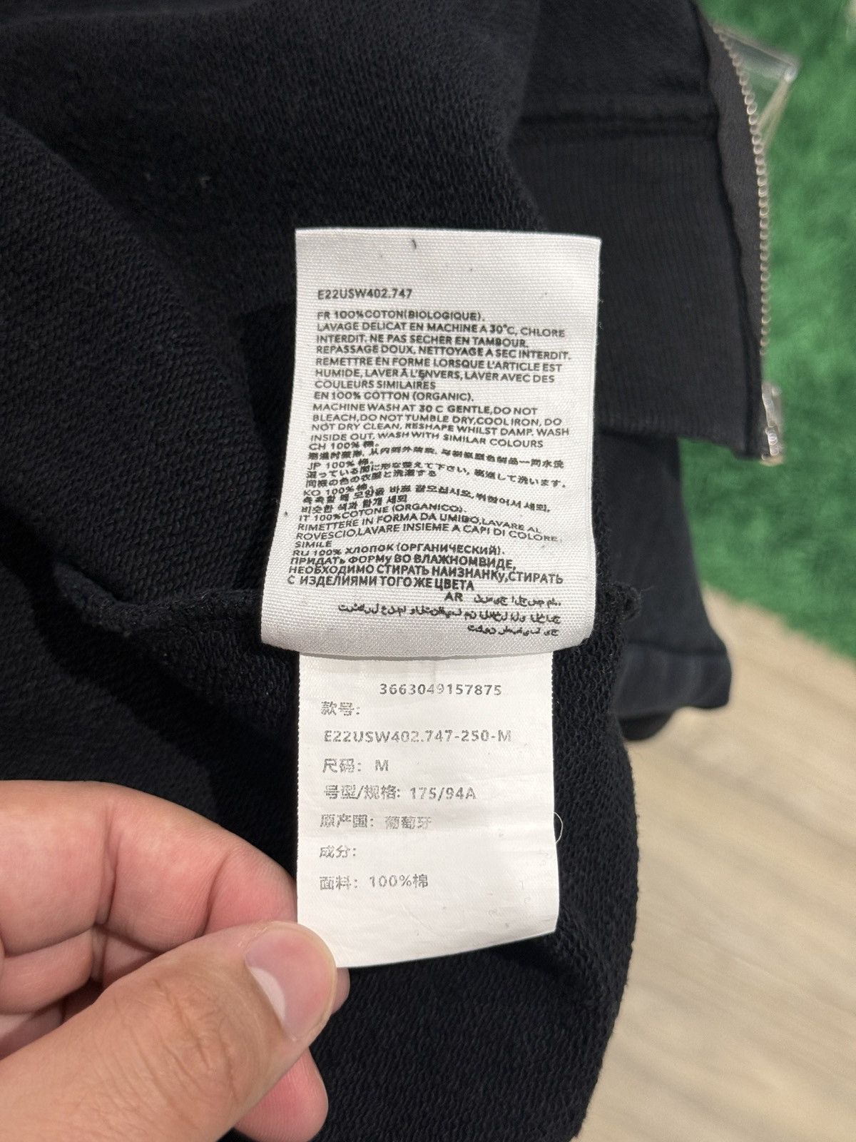 AMI Ami Paris Logo Detailed Zip-Up Hoodie Black Size US M / EU 48-50 / 2 - 9 Thumbnail