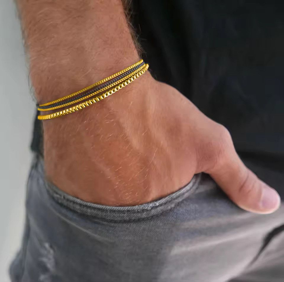 Jewelry 4 pieces Chain Bracelet Size ONE SIZE - 1 Thumbnail