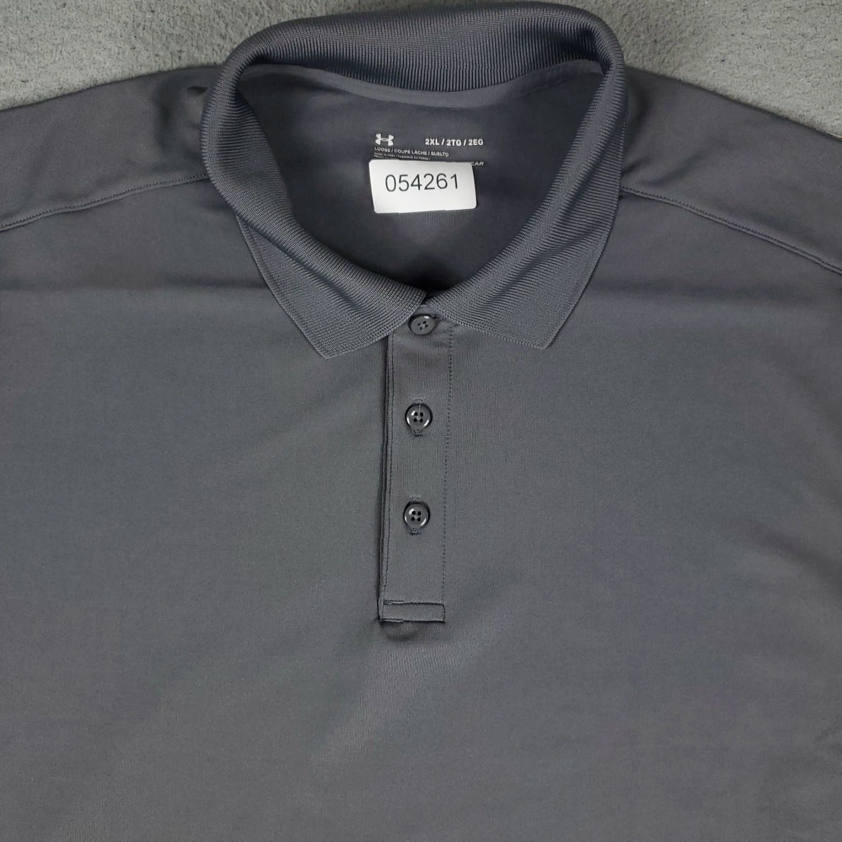 Under Armour Under Armour Polo Shirt Mens 2XL Gray Polo Short Sleeve Golf Casual Shirt Size US XXL / EU 58 / 5 - 2 Thumbnail