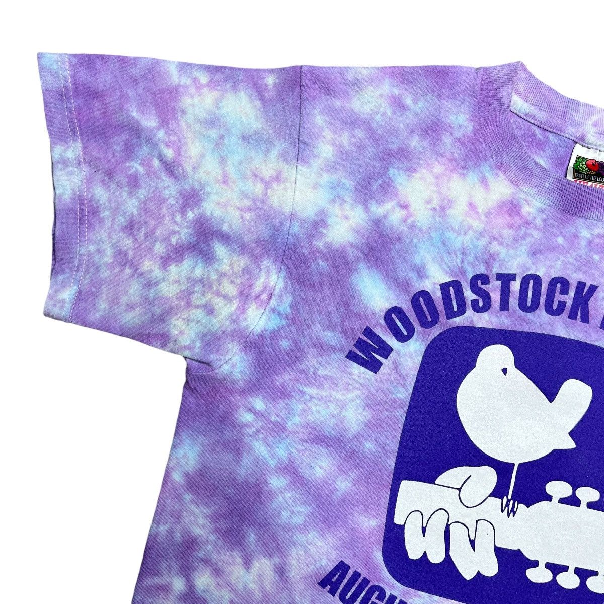 Band Tees × Vintage Vintage 1990s Woodstock Festival 1969 Promo Band T-Shirt Size US M / EU 48-50 / 2 - 4 Thumbnail