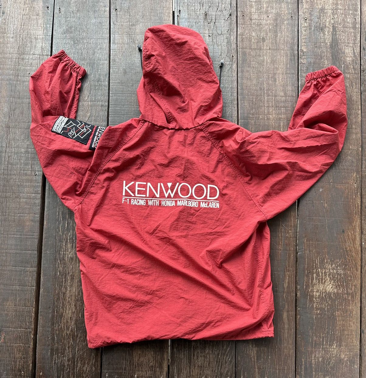 Vintage Kenwood F-1 racing with honda marlboro mclaren wind breaker Size US XL / EU 56 / 4 - 13 Thumbnail