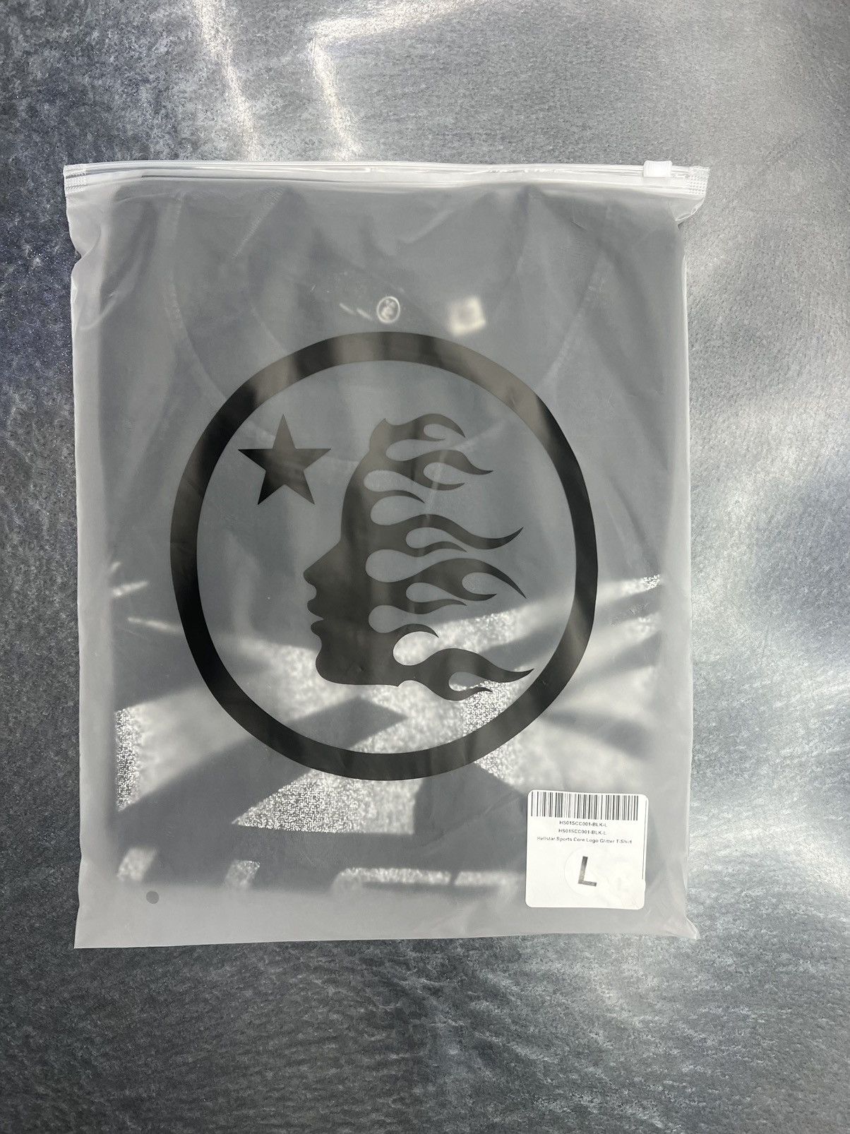 HELLSTAR Hellstar Sports Core Logo Glitter T-Shirt Size US L / EU 52-54 / 3 - 7 Thumbnail