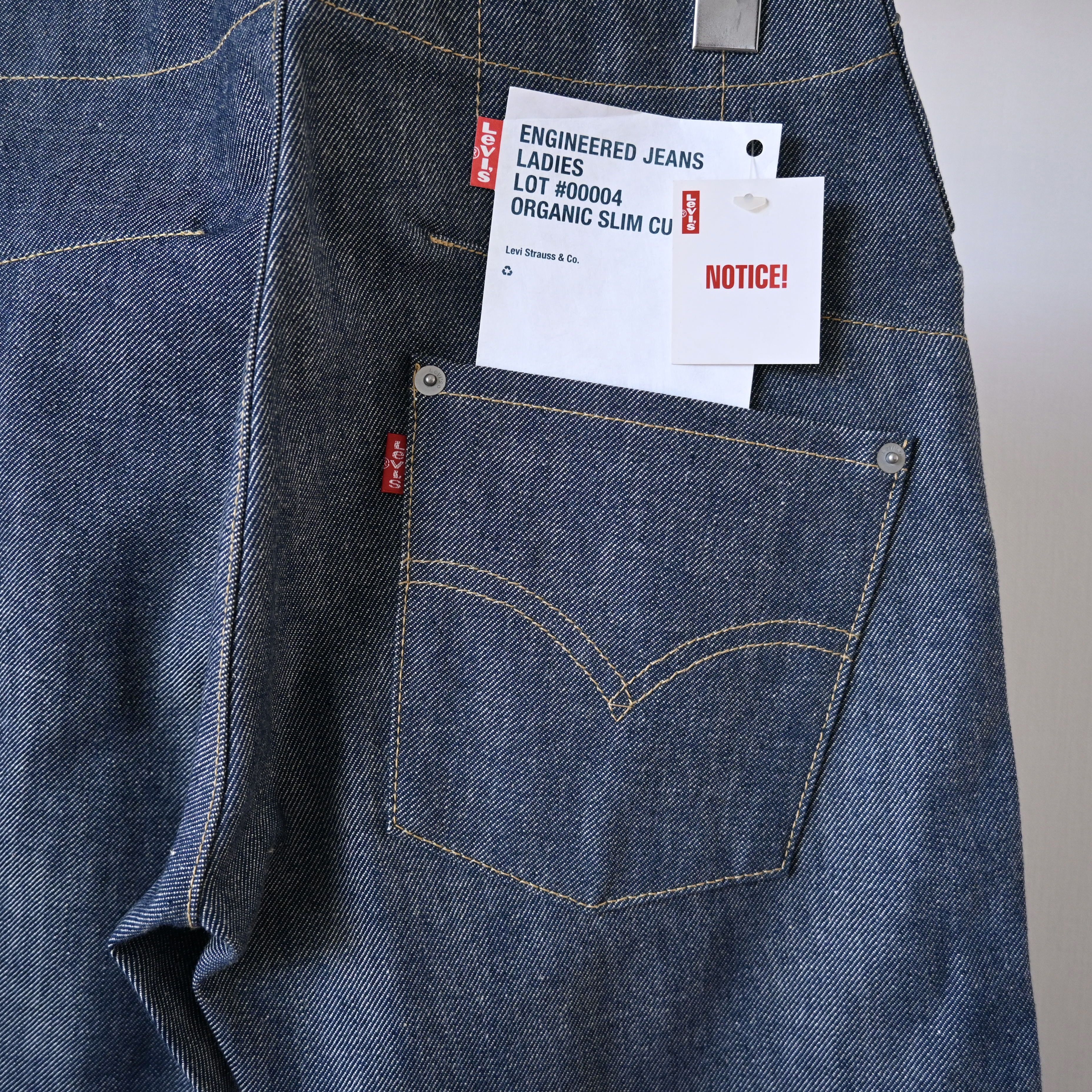 Levi's DEADSTOCK 2000s Levi's ENGINEERED JEANS "ORGANIC SLIM", blue Size 30" / US 8 / IT 44 - 1 Thumbnail