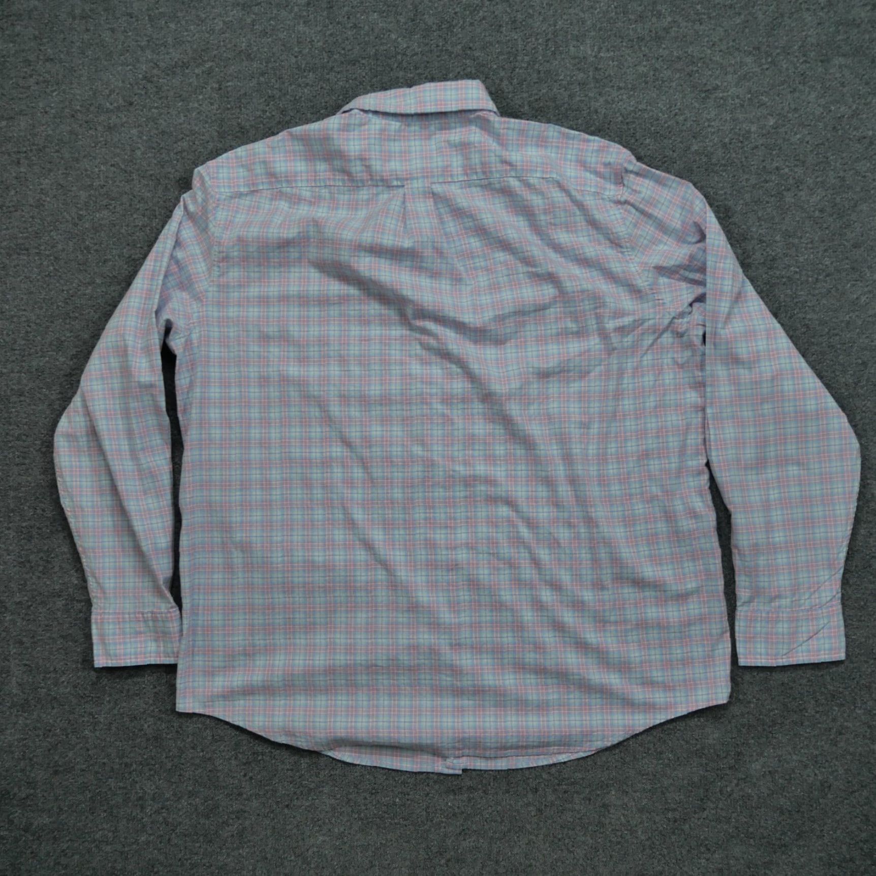 Vineyard Vines Vineyard Vines Shirt Mens XL Blue Pink Plaid Button Classic Fit Murray Size US XL / EU 56 / 4 - 5 Thumbnail