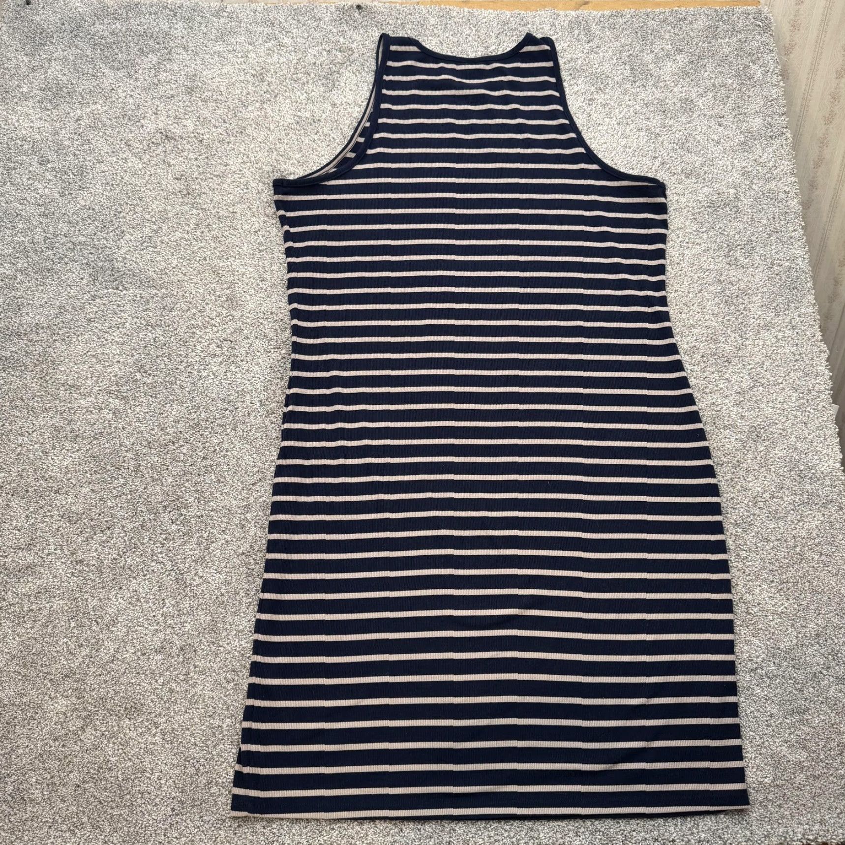 Torrid **Torrid Blue Stripe Midi Tank Dress 90s Nautical Vintage** User: Torrid Blue Stripe Midi Tank Dress 90s Nautical Retro Size XS / US 0-2 / IT 36-38 - 8 Thumbnail