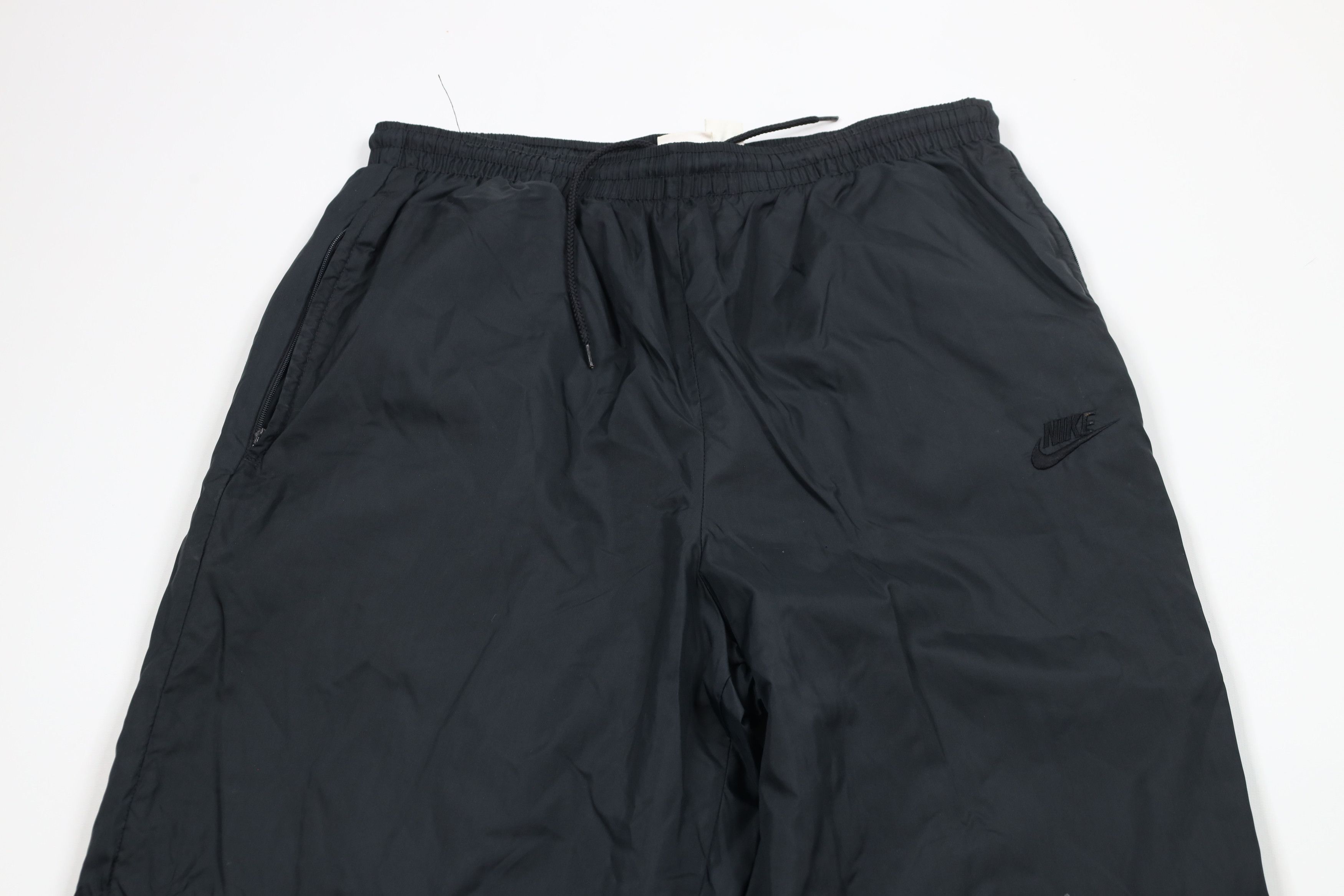 Nike × Vintage Vintage 90s Nike Spell Out Lined Joggers Jogger Pants Size US 36 / EU 52 - 2 Thumbnail