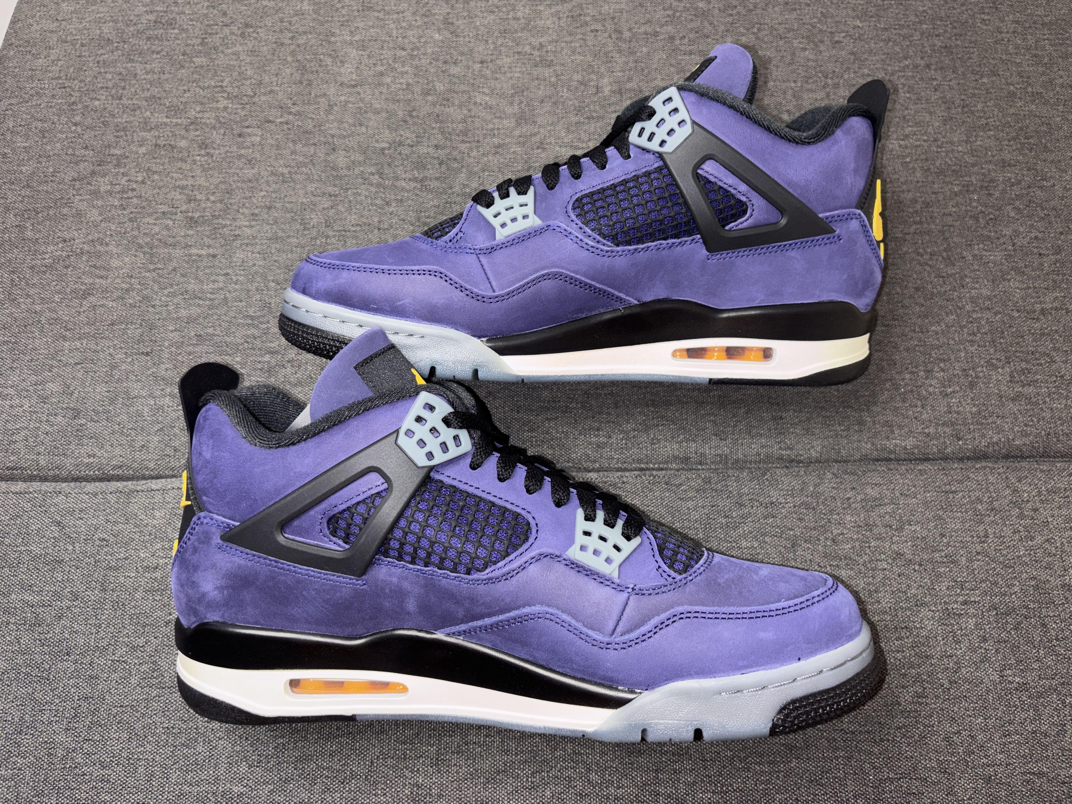 Nike Nike Air Jordan 4 Retro Lakers (2026) Size 12 FV5029-500 Size US 12 / EU 45 - 8 Thumbnail